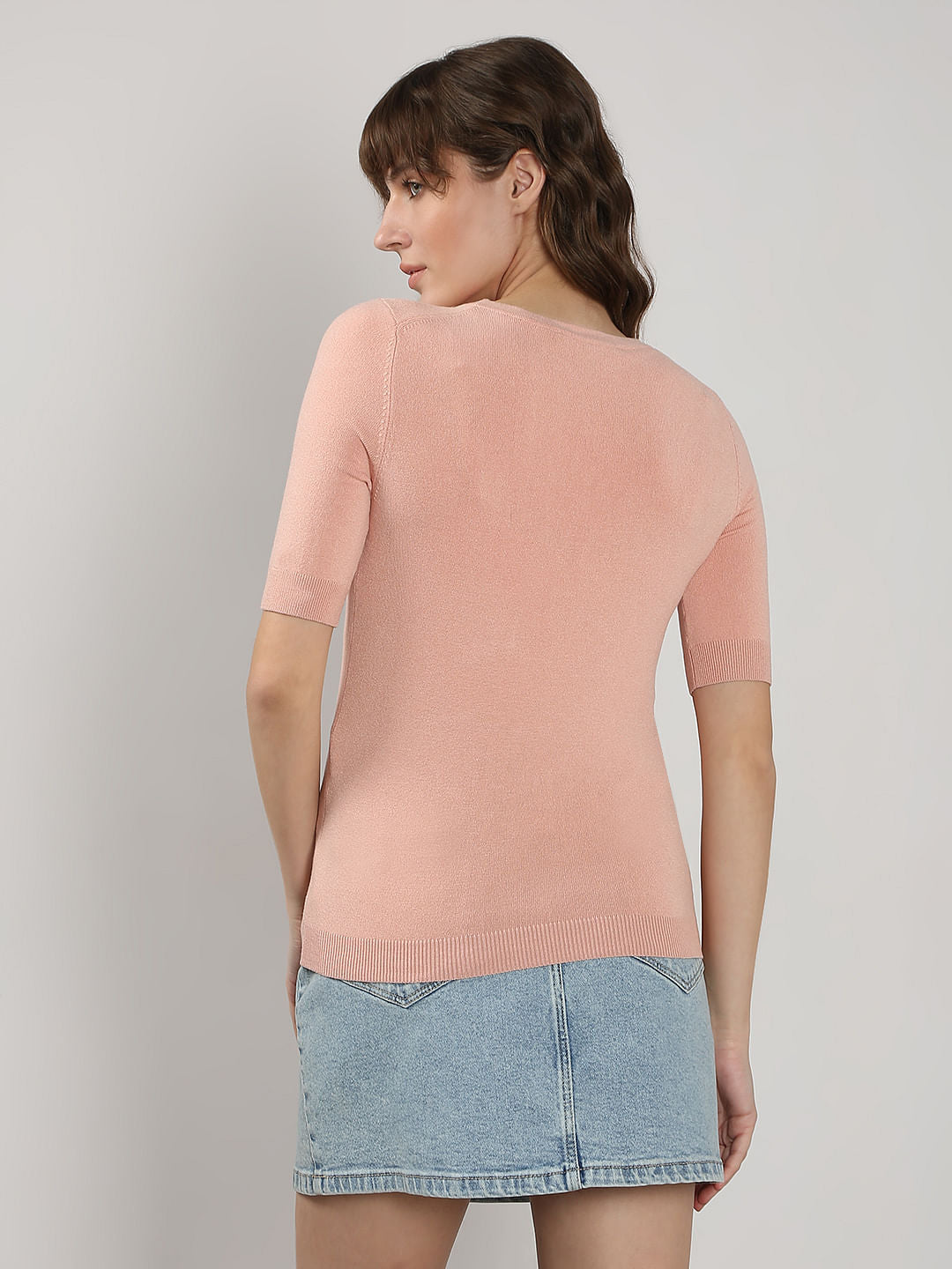 Pink Knitted Top