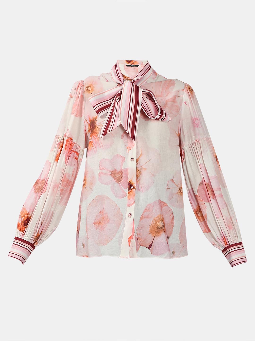 Vero Moda White Floral Print Shirt
