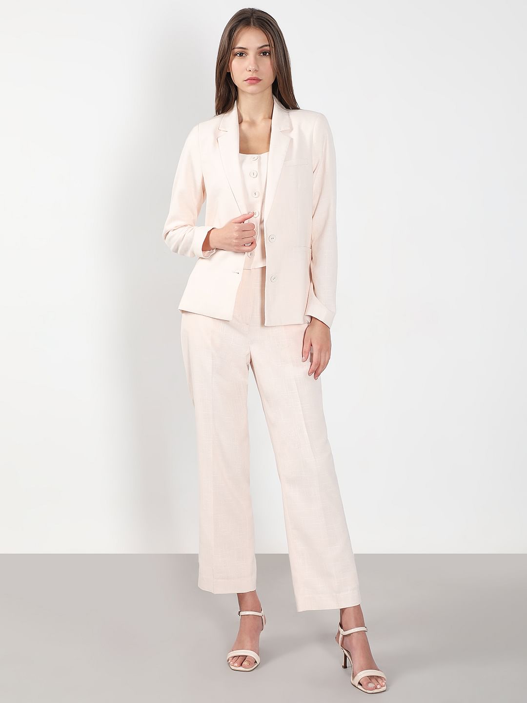 Light Pink Tailored Blazer