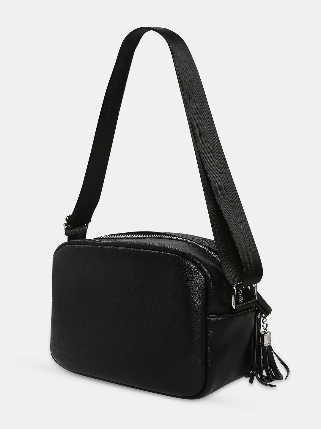 Black Rectangular Sling Bag