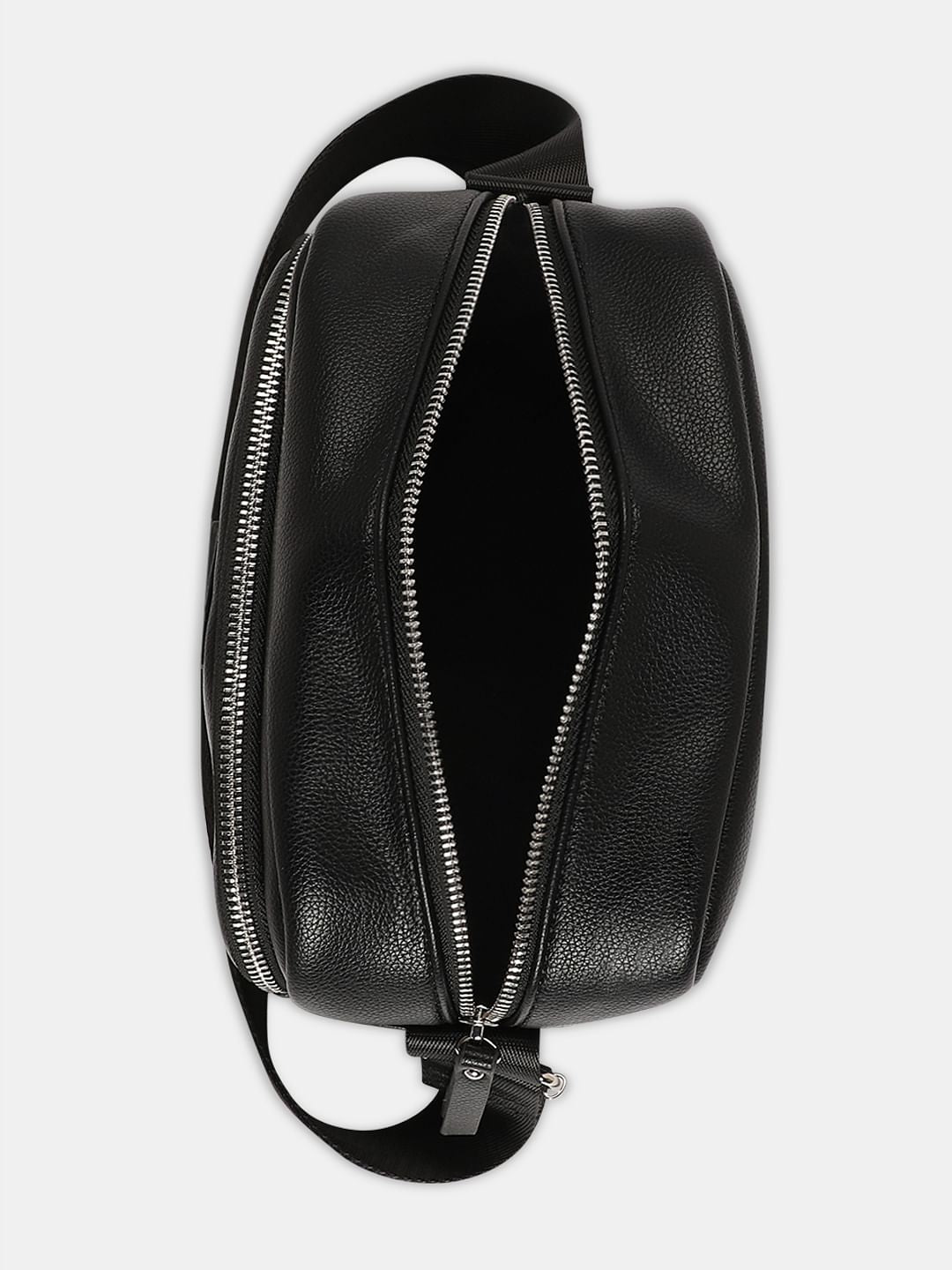 Black Rectangular Sling Bag