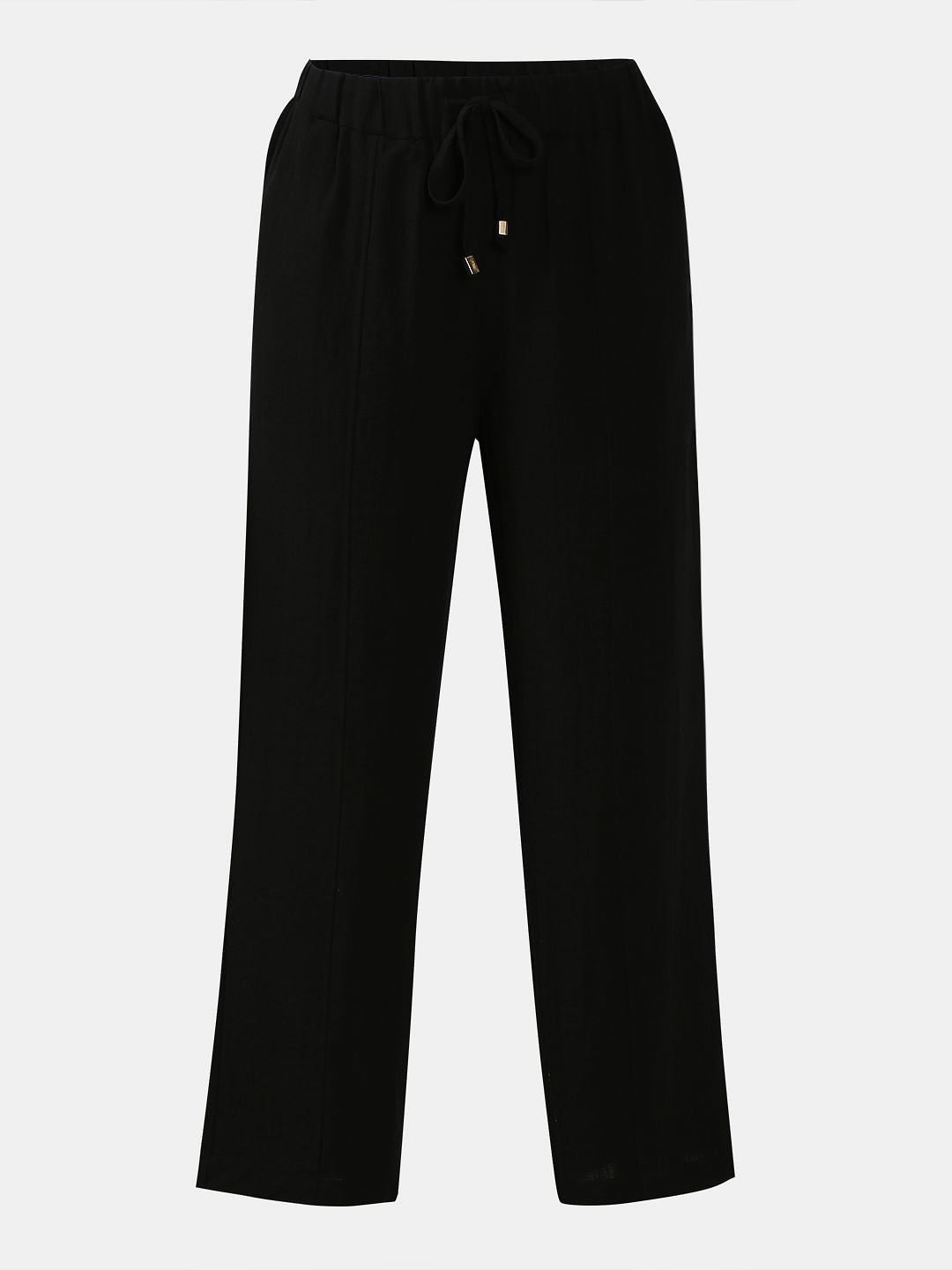 Black High Rise Pants
