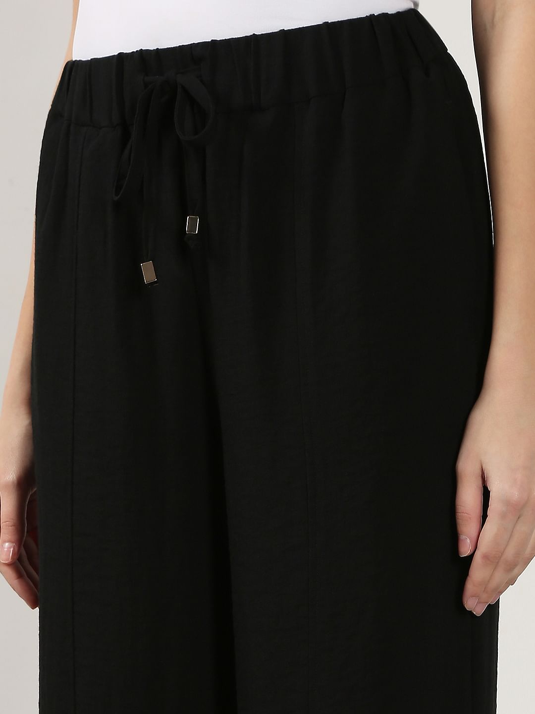 Black High Rise Pants