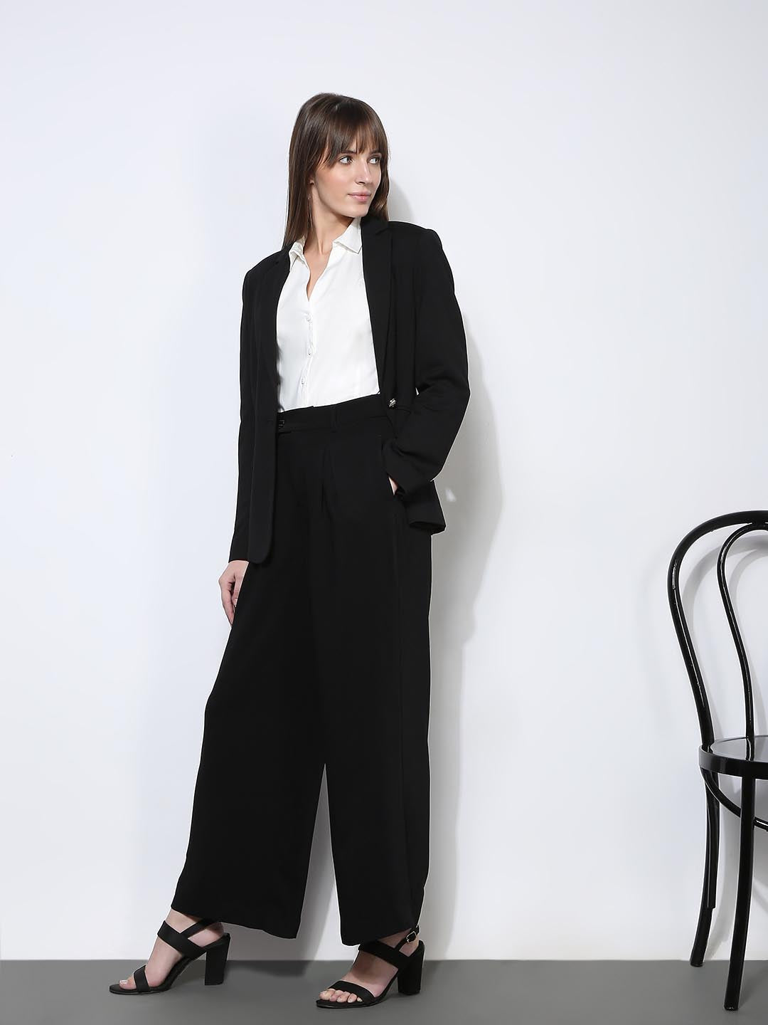 Vero Moda Black High Rise Pants