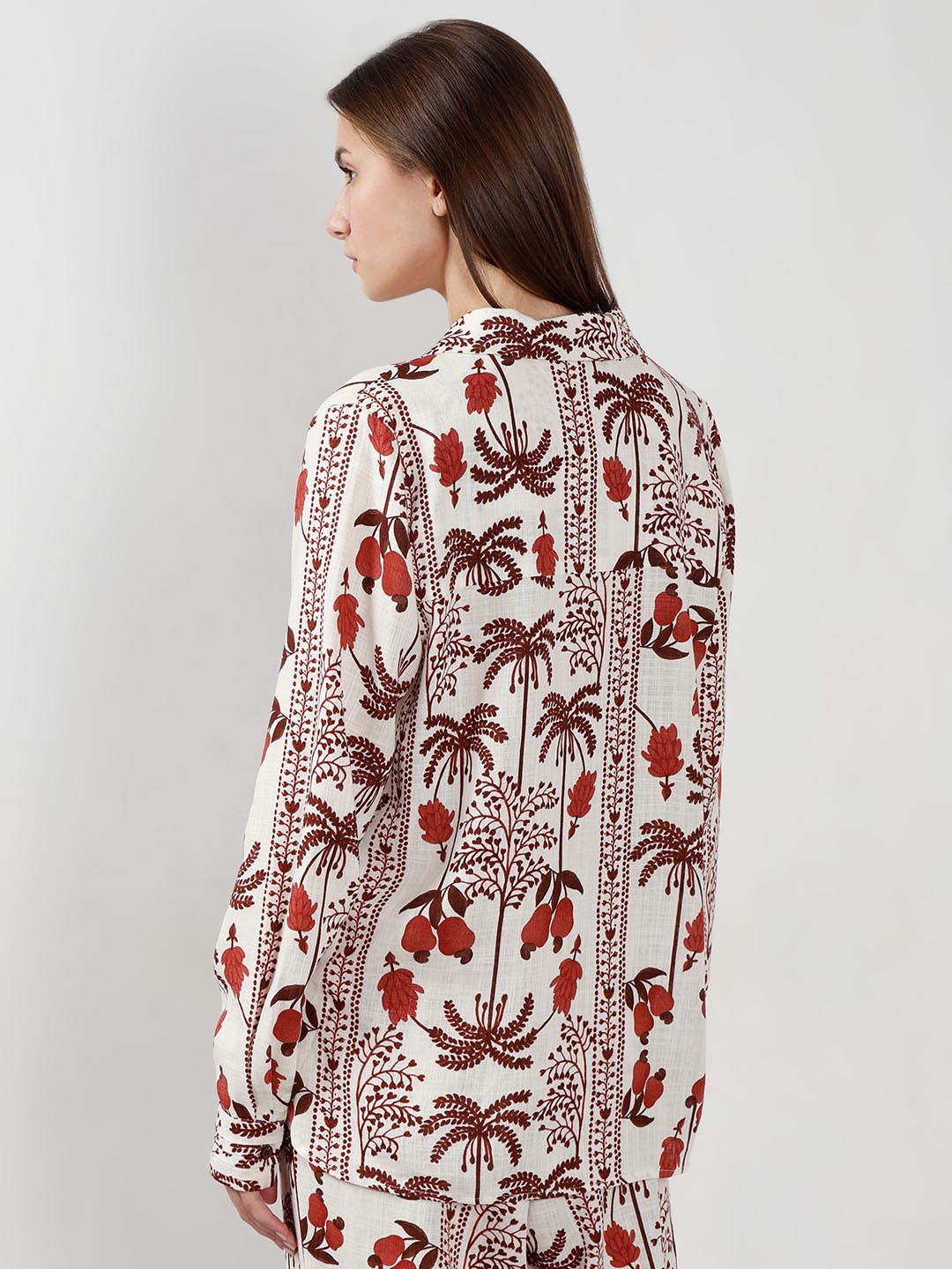 Vero Moda Ecru Printed Shirt