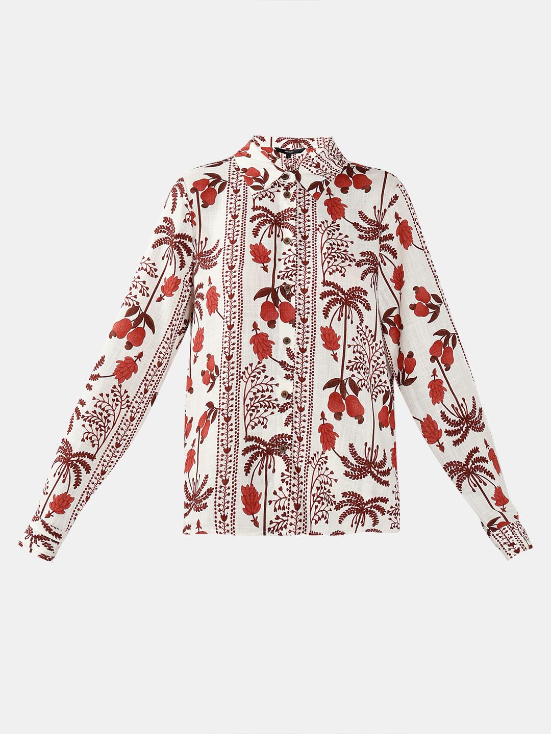 Vero Moda Ecru Printed Shirt