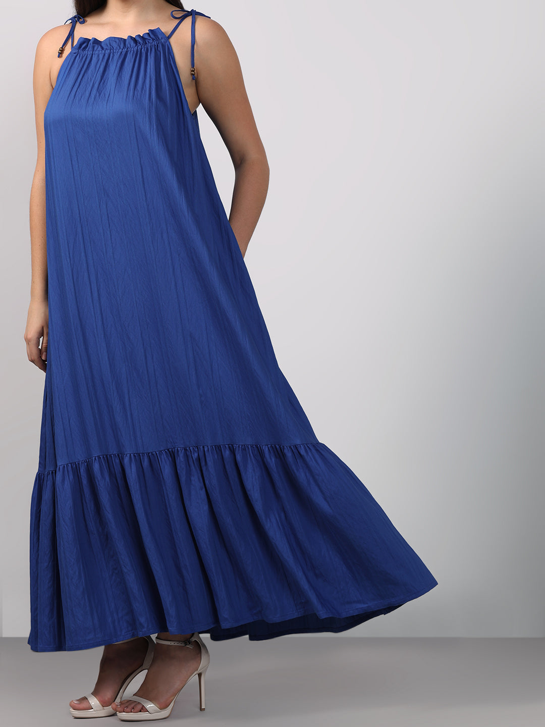 VERO MODA CURVE Blue Maxi Dress
