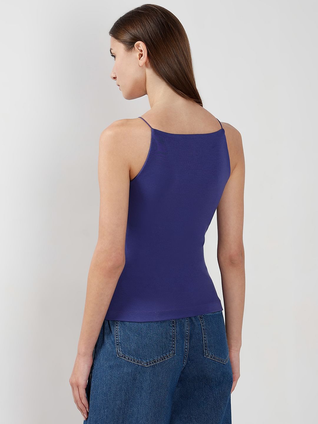Blue Strappy Top