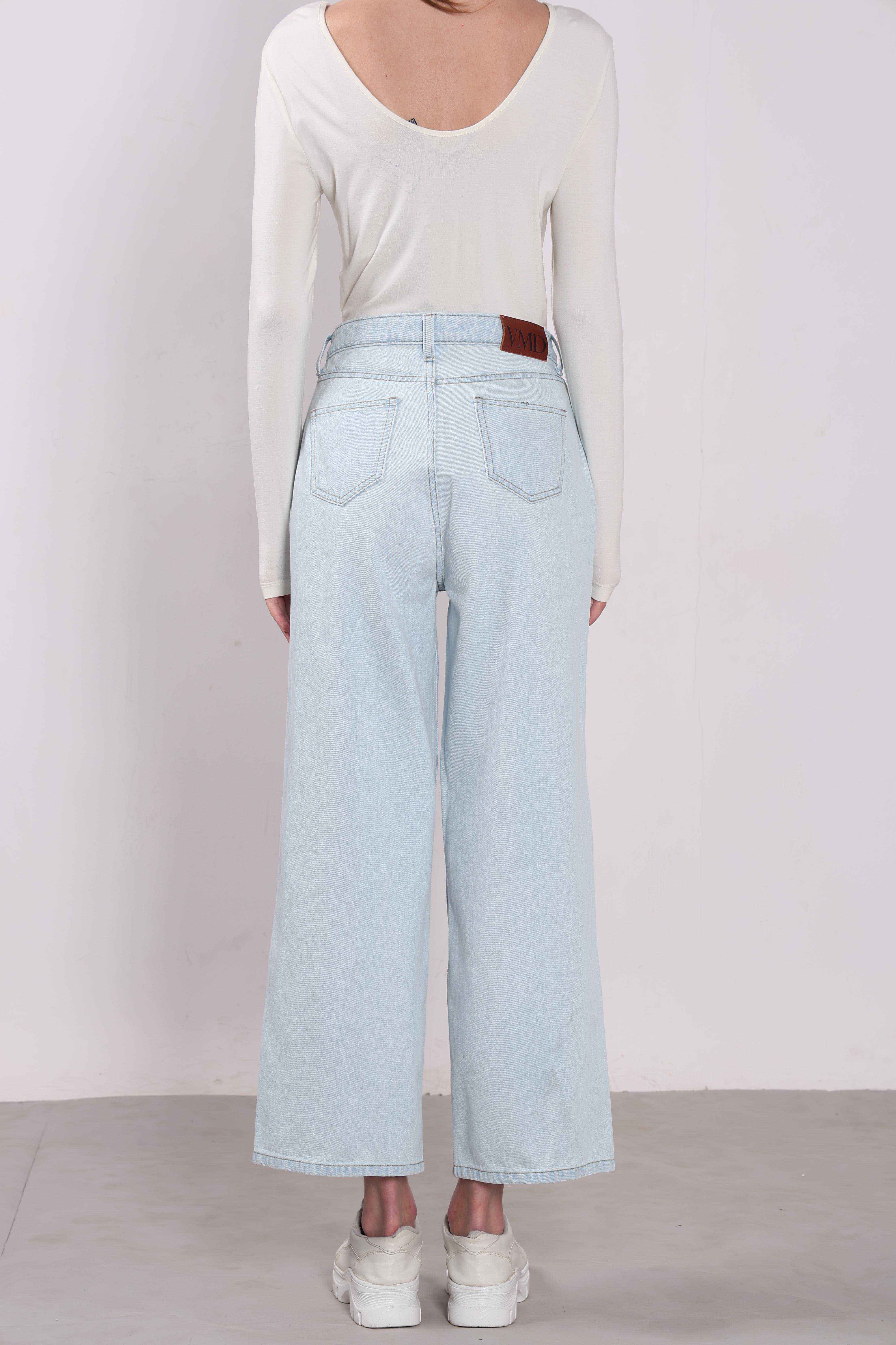 Vero Moda Light Blue Washed Straight Fit Jeans