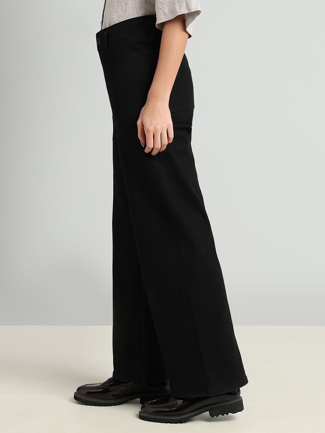 High Rise Wide Leg Jeans