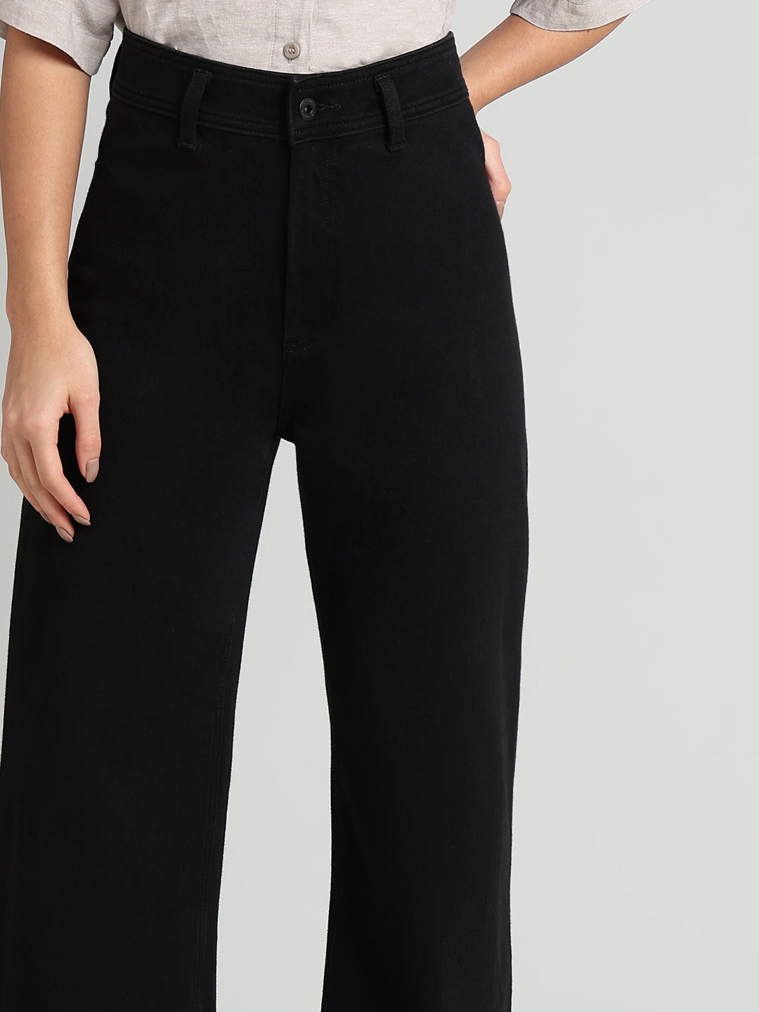 High Rise Wide Leg Jeans