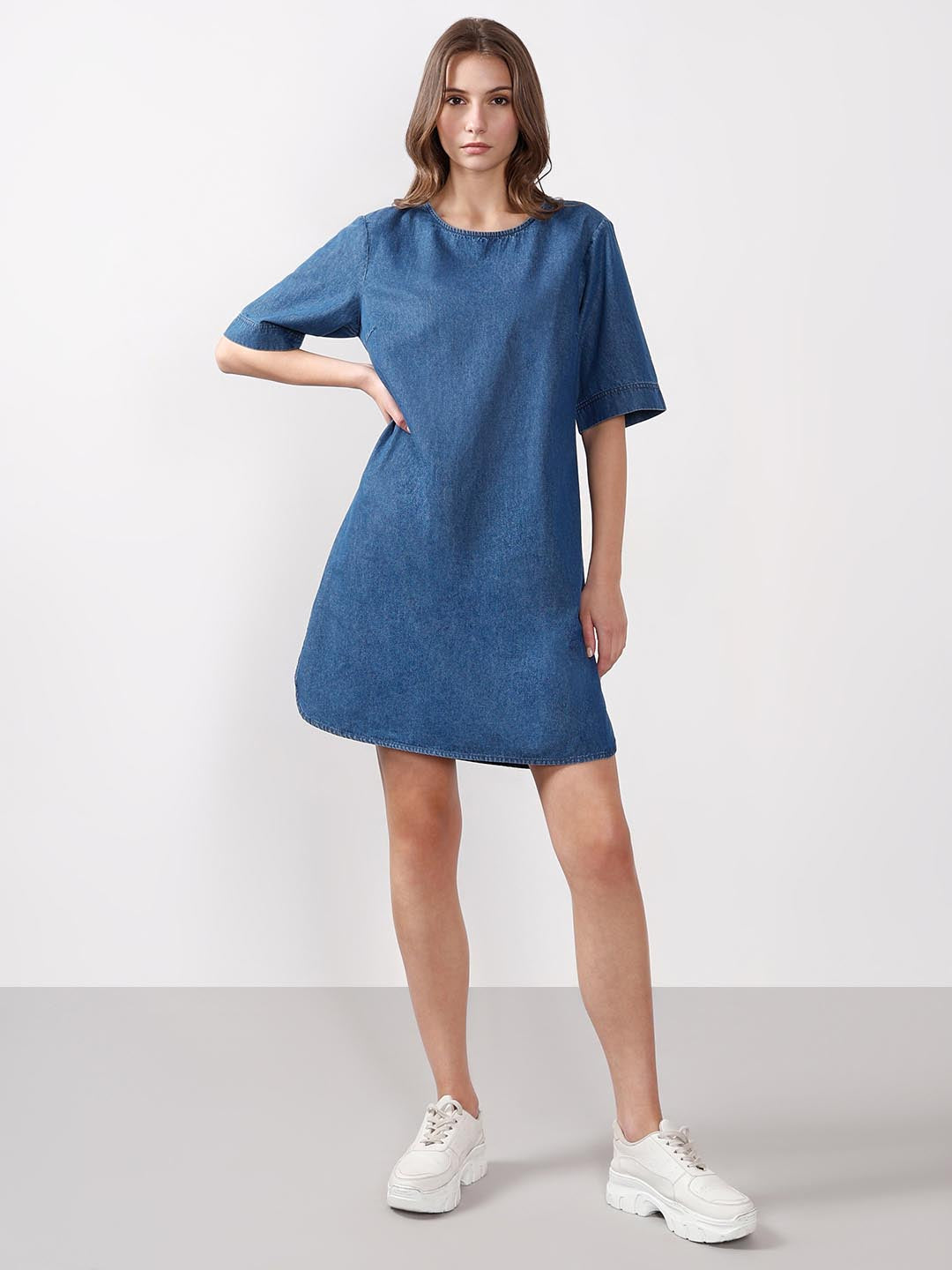 Vero Moda Blue Denim Dress