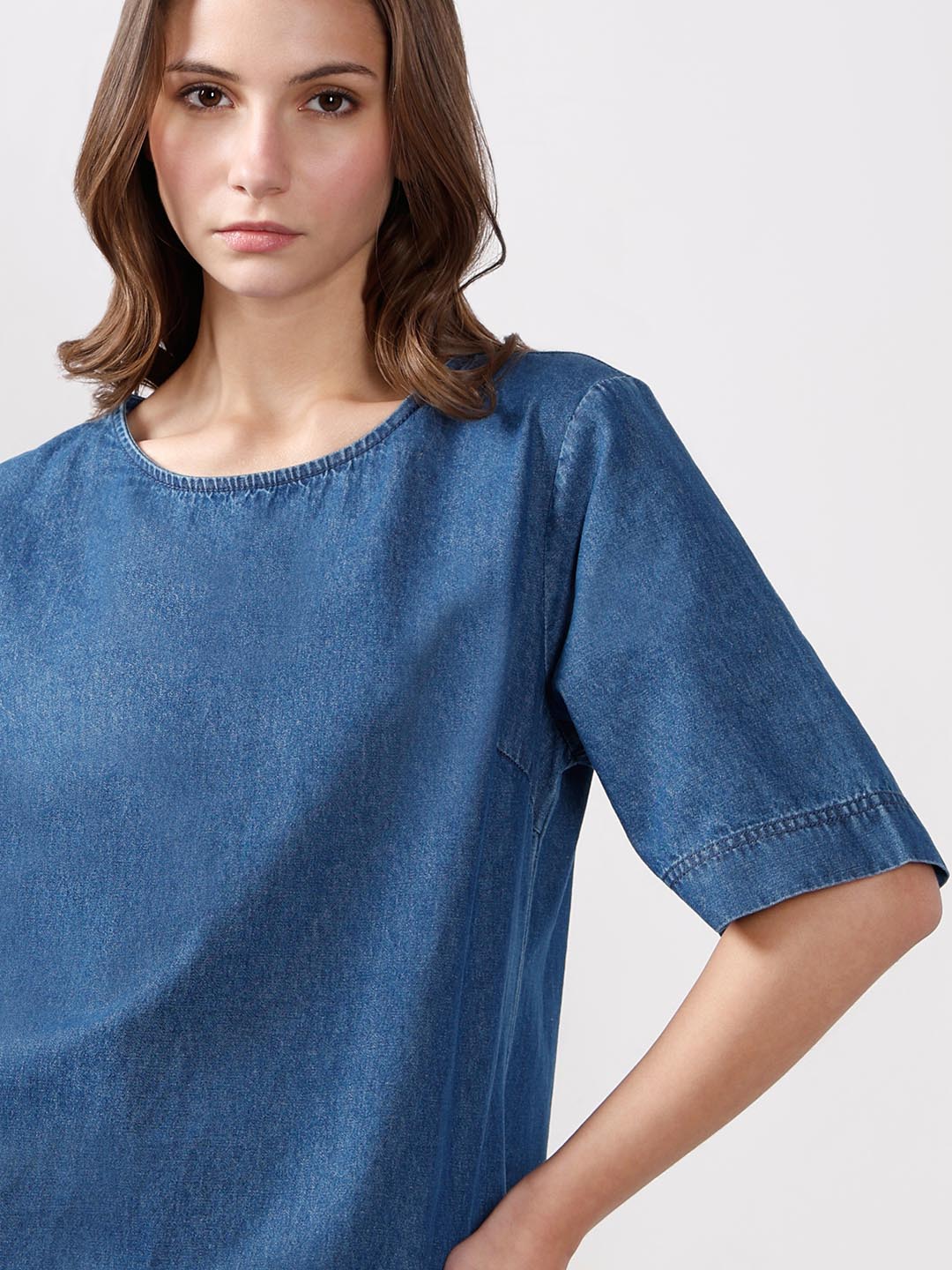Vero Moda Blue Denim Dress