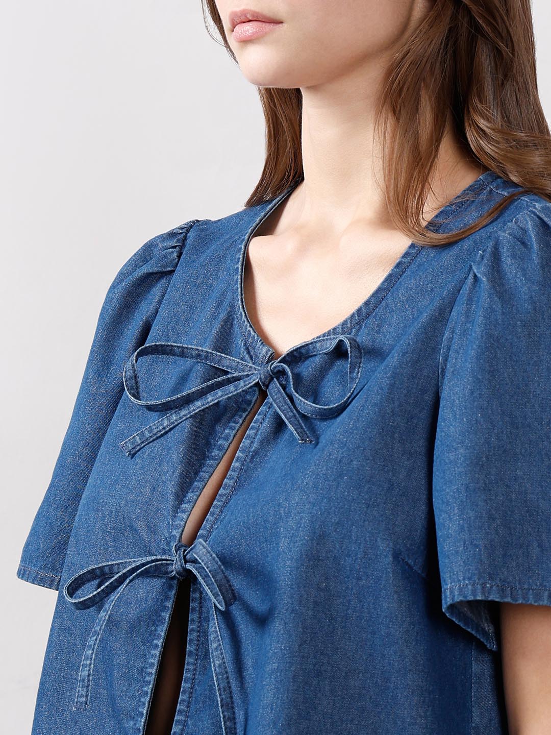 Vero Moda Blue Denim Top