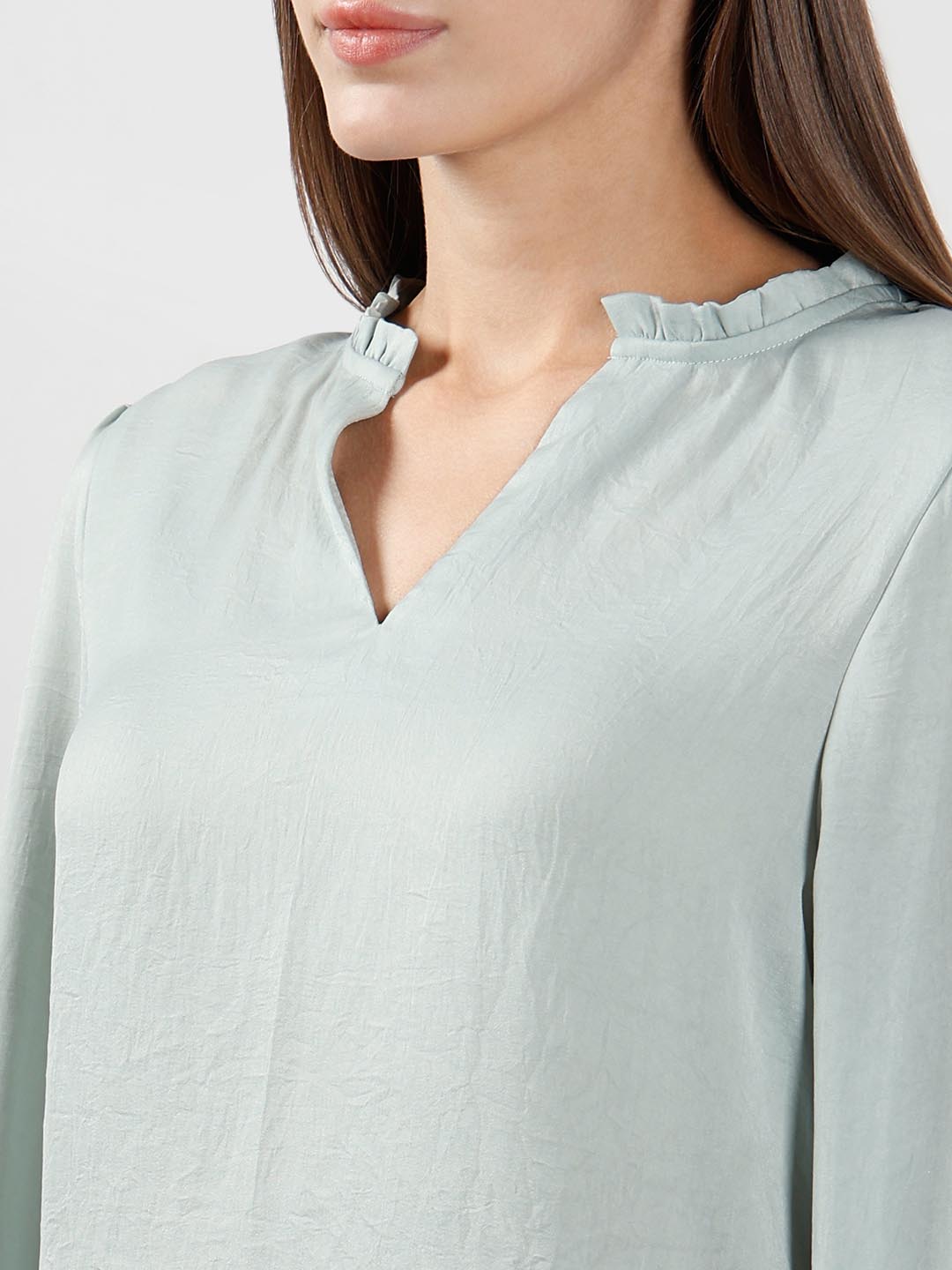 Vero Moda Mint Full Sleeves Top