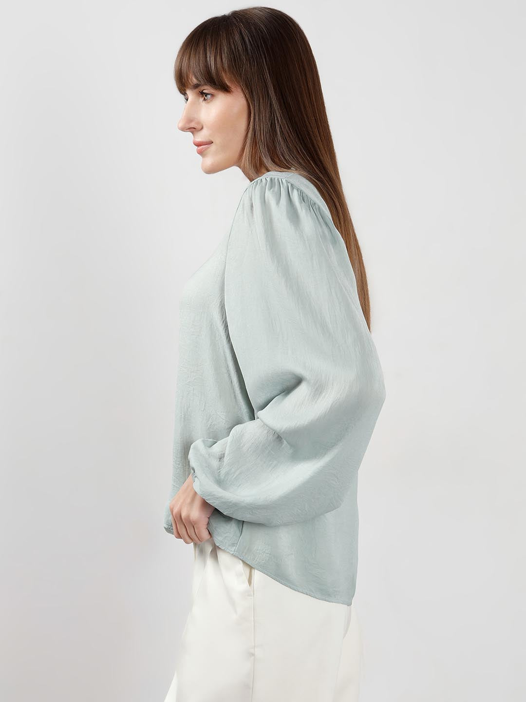 Vero Moda Mint Full Sleeves Top