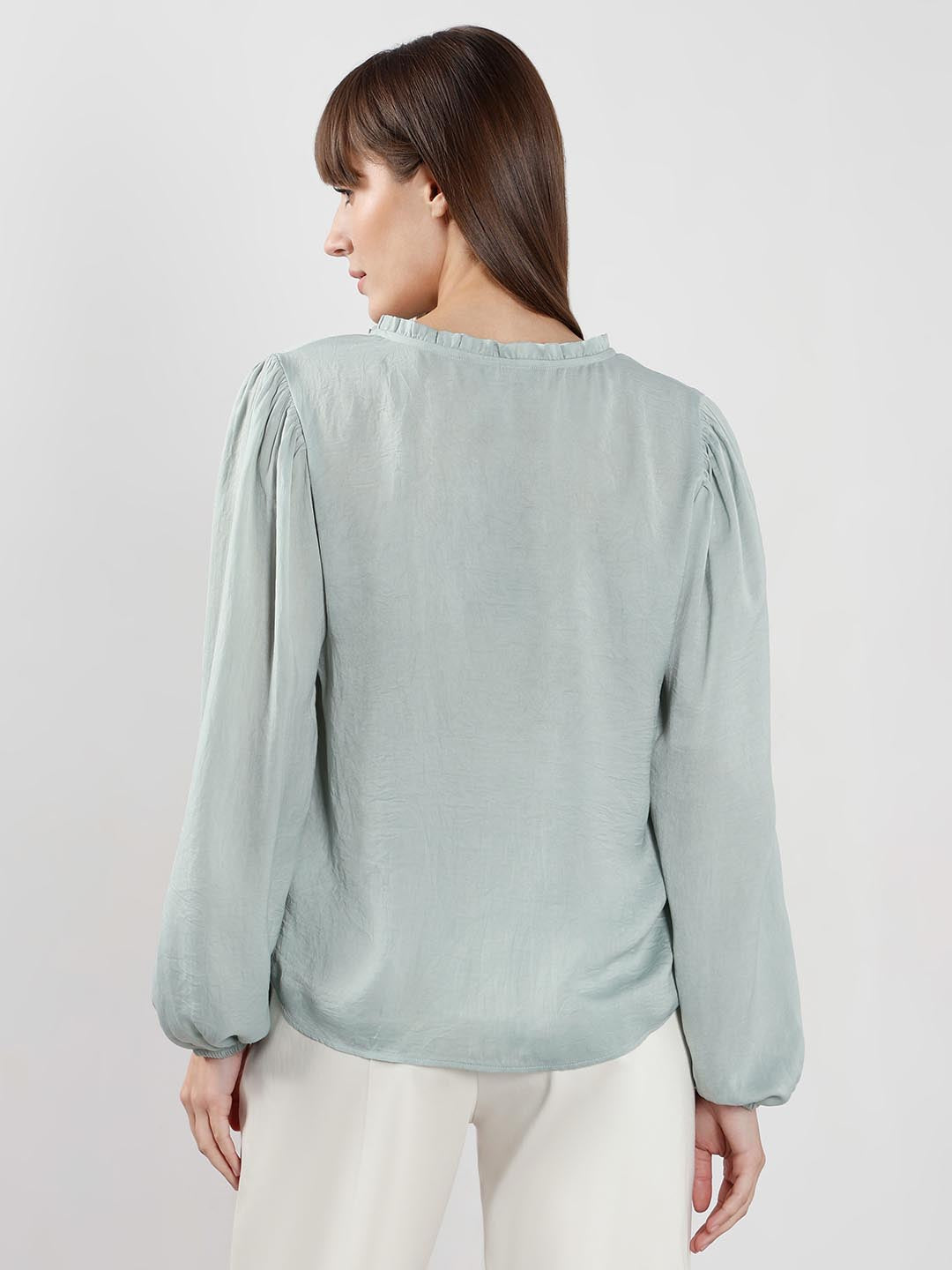 Vero Moda Mint Full Sleeves Top