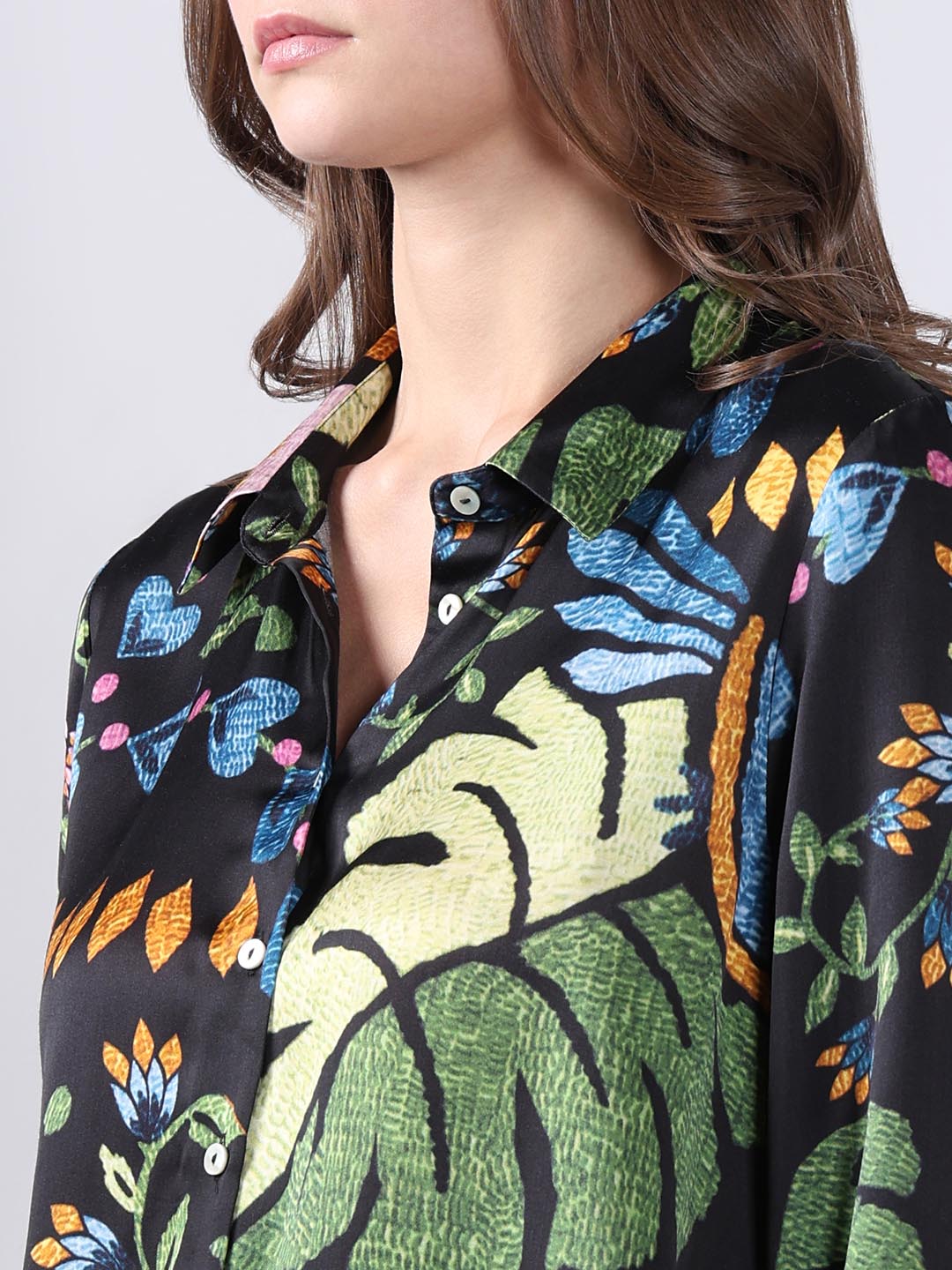 Vero Moda Black Printed Shirt