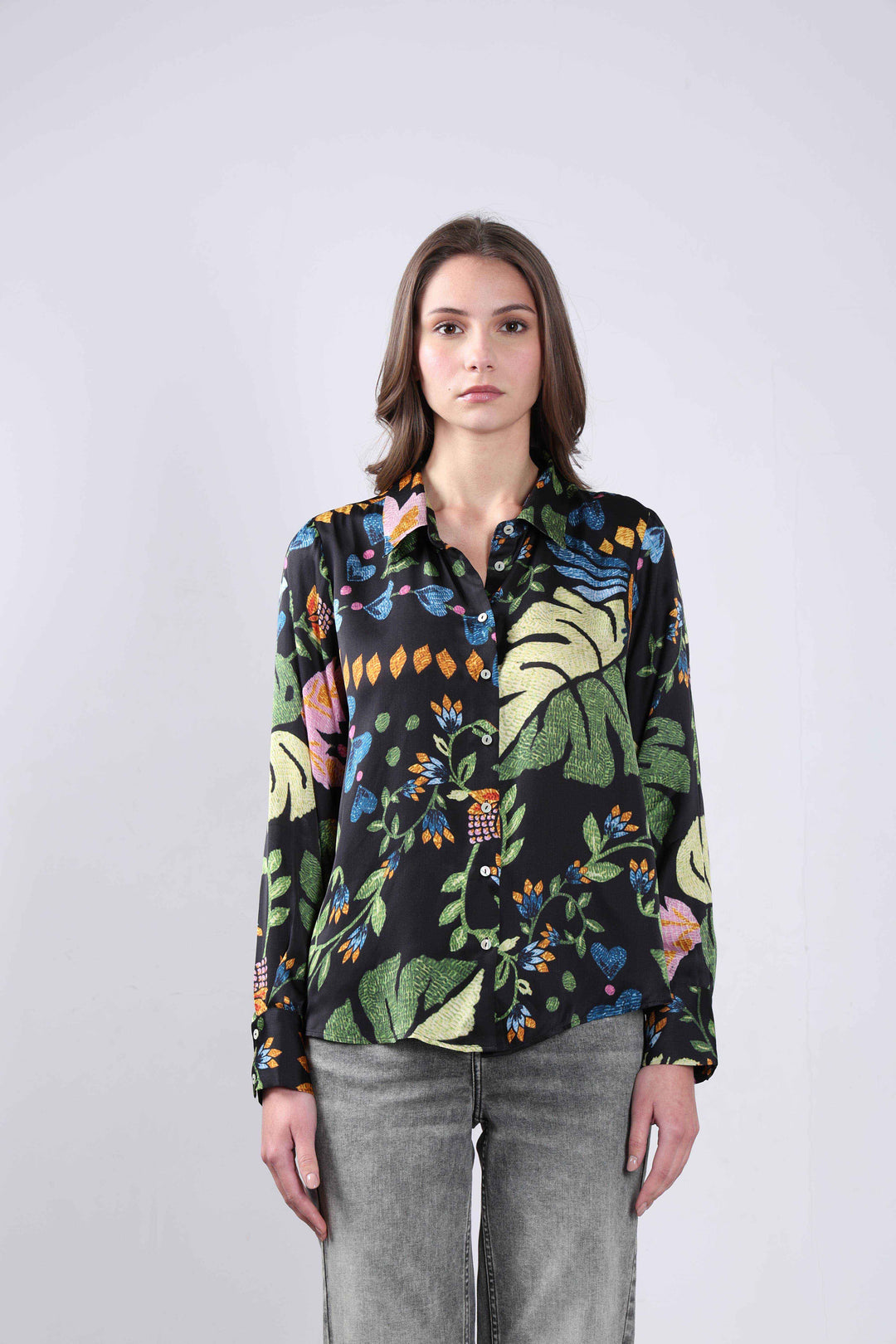 Vero Moda Black Printed Shirt