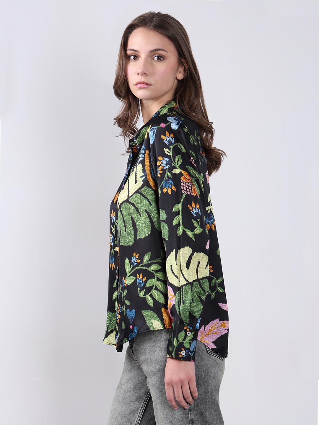 Vero Moda Black Printed Shirt