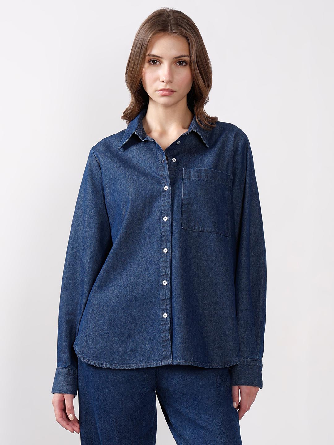 Blue Denim Shirt