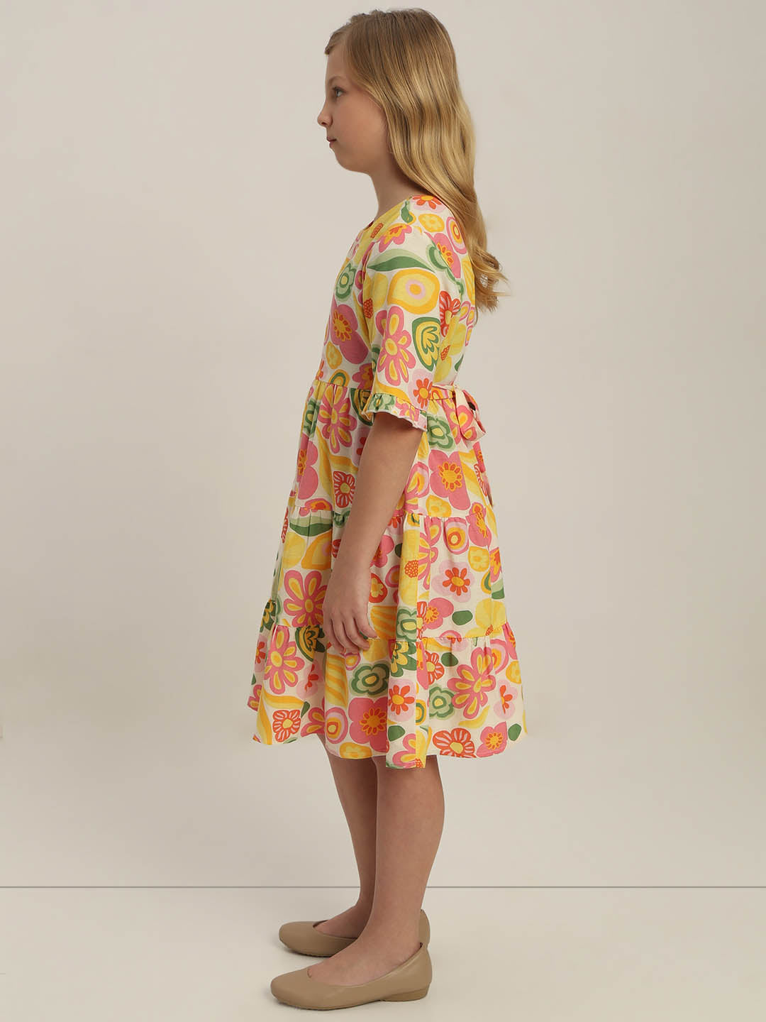 GIRLS Floral Fit & Flare Dress
