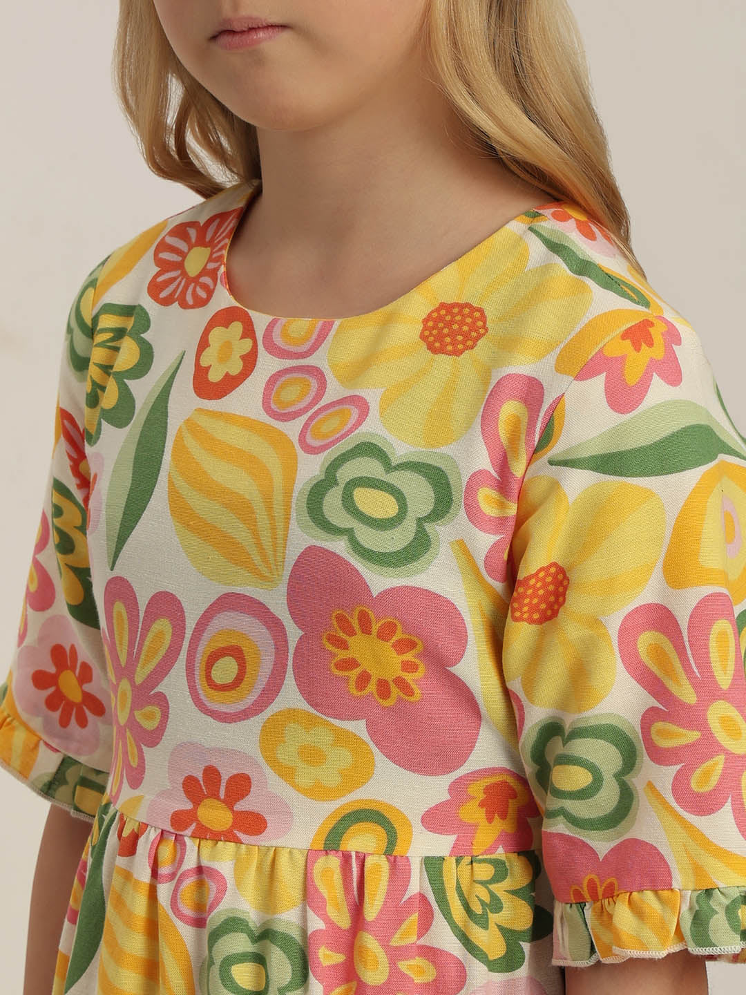 GIRLS Floral Fit & Flare Dress