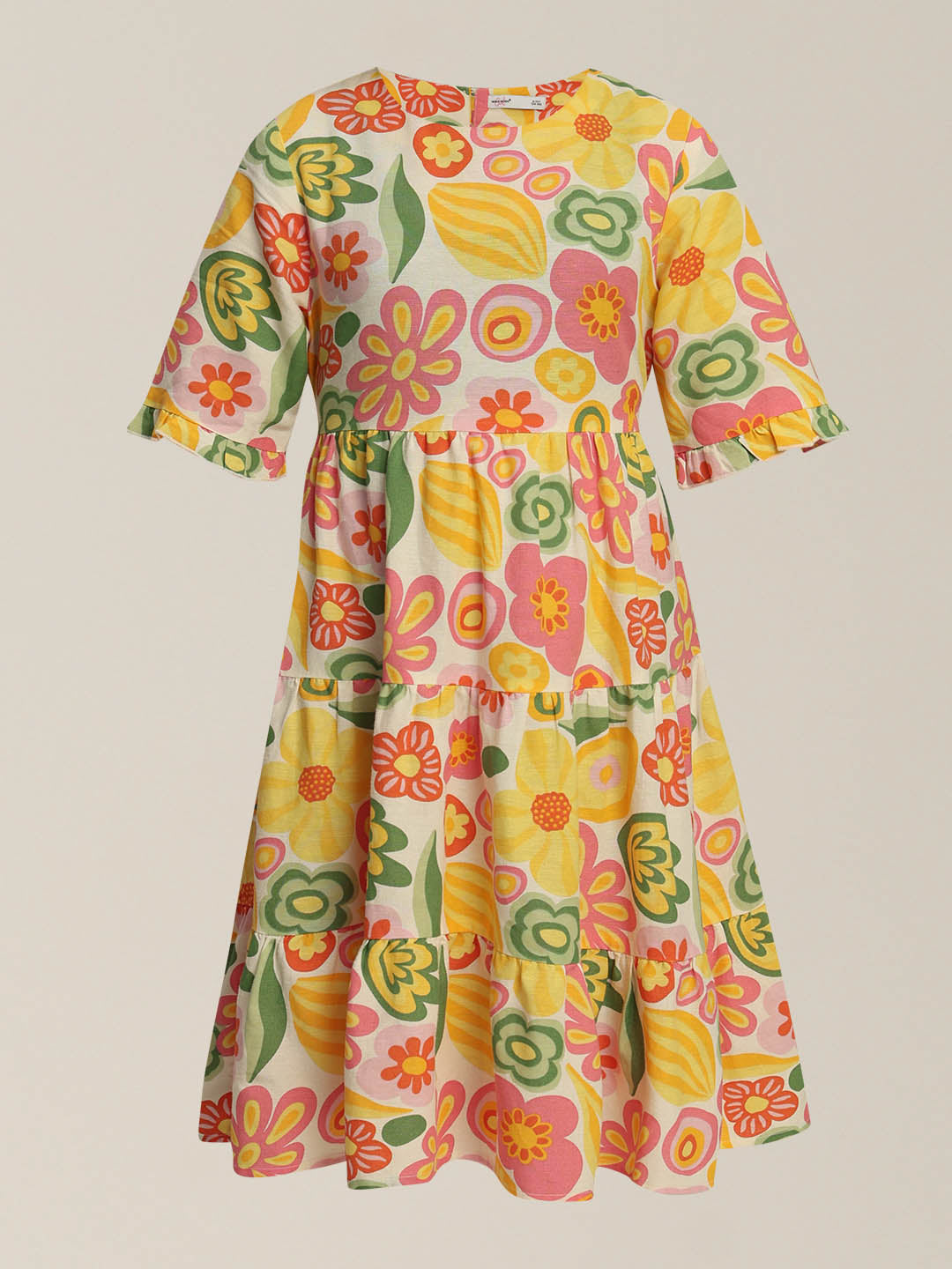 GIRLS Floral Fit & Flare Dress