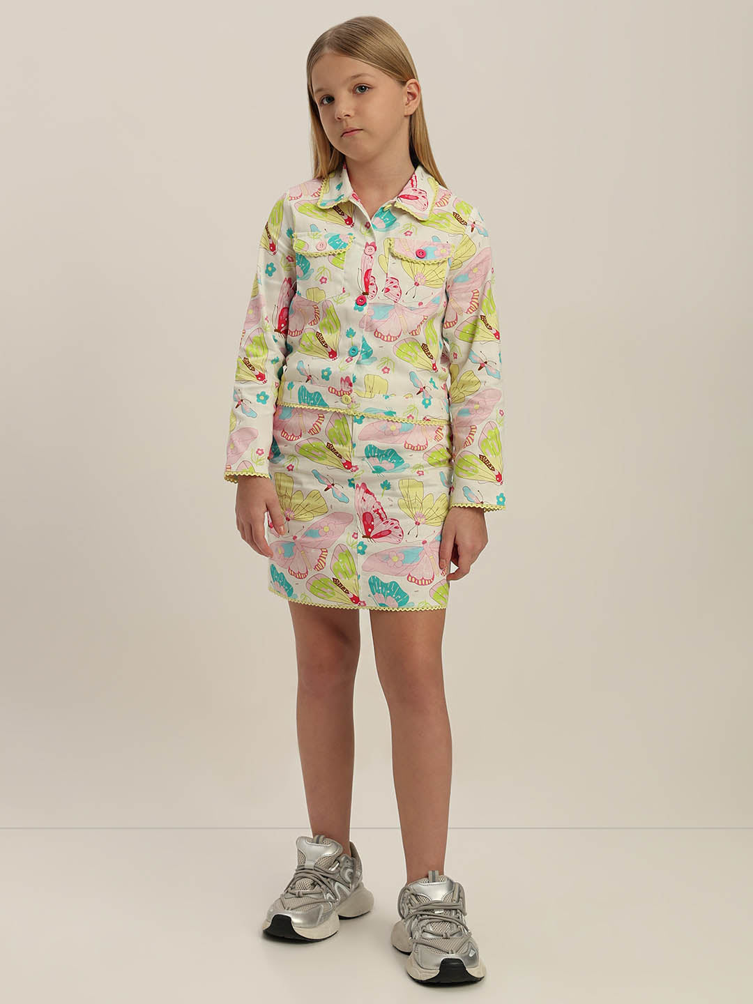 GIRLS Floral Printed Shirt