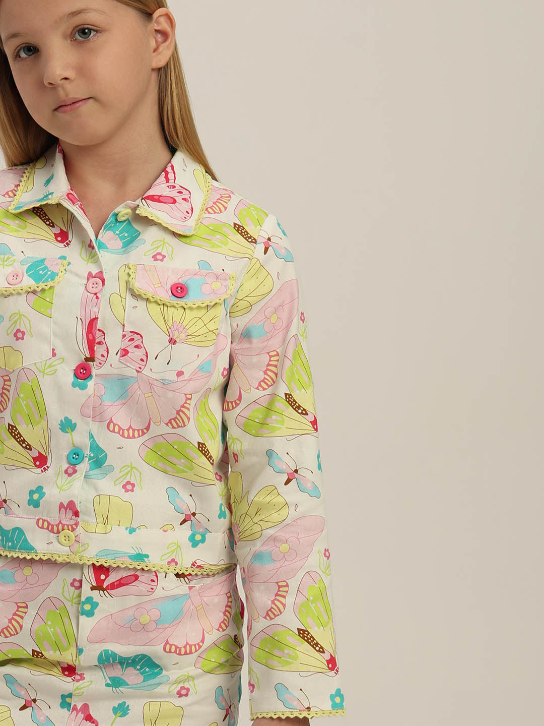 GIRLS Floral Printed Shirt