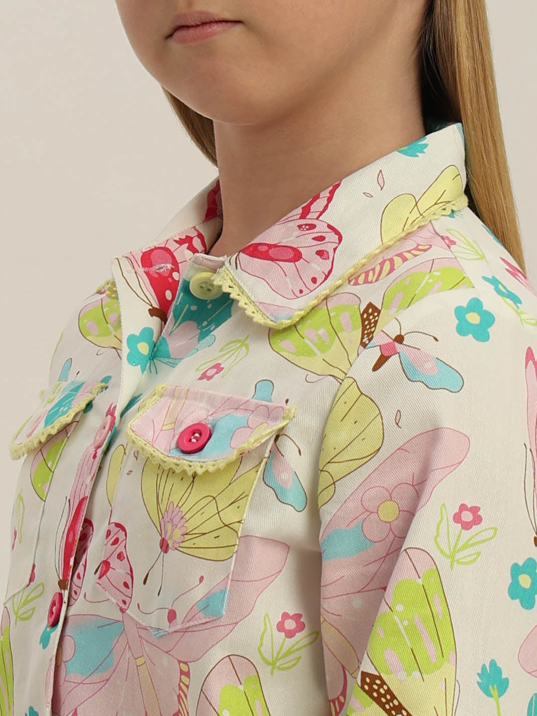 GIRLS Floral Printed Shirt