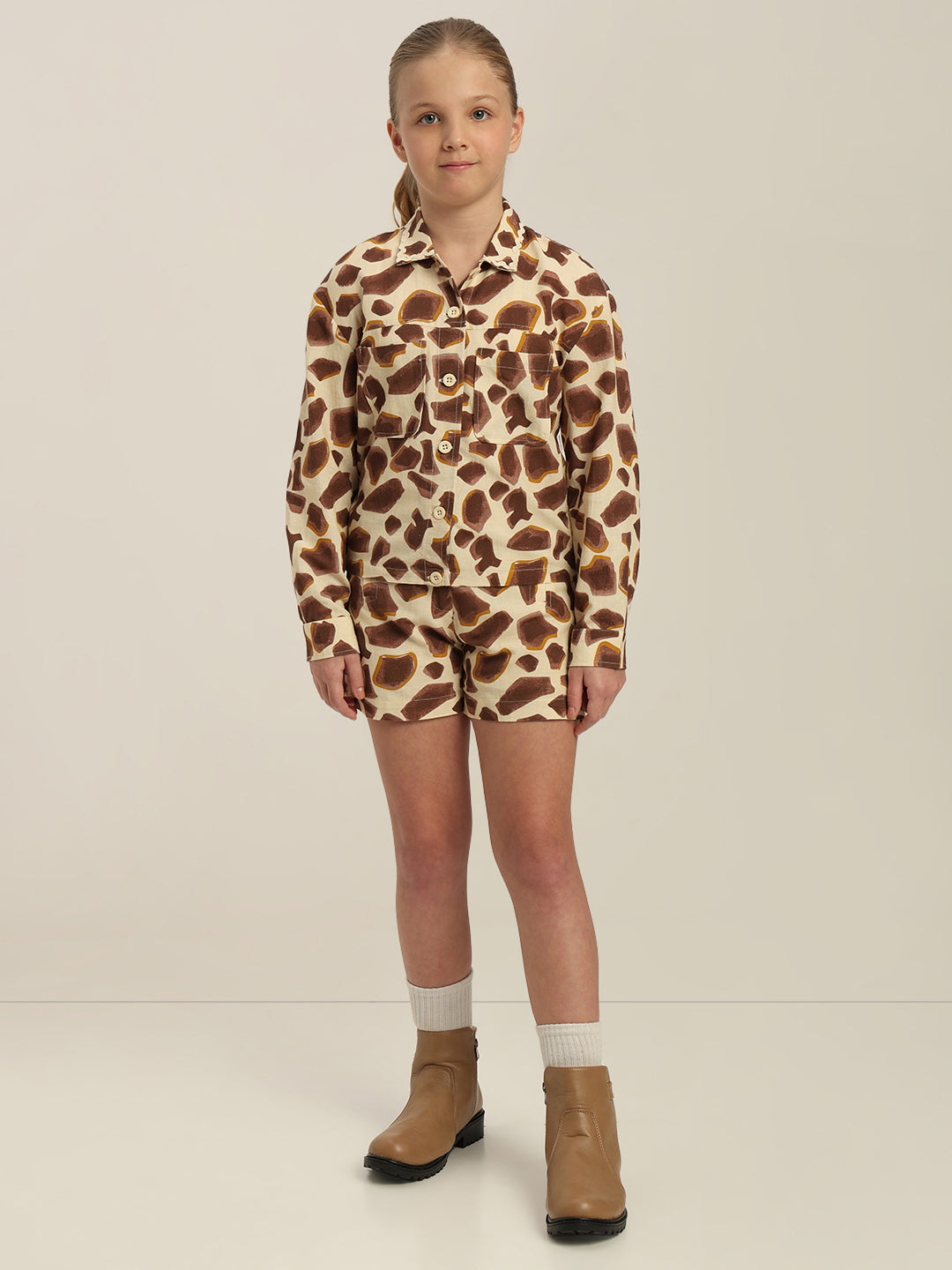 GIRLS Animal Print Shirt