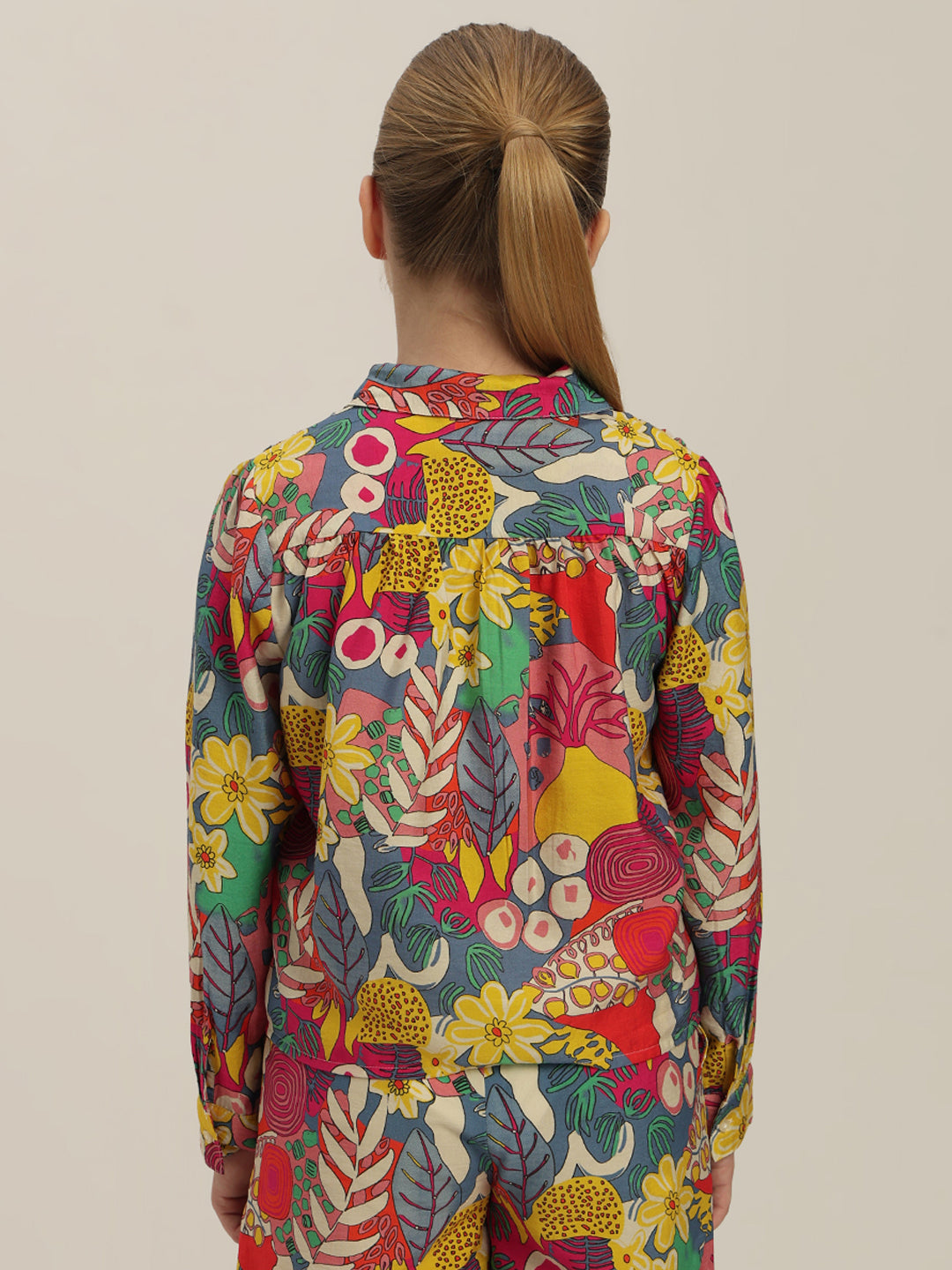 GIRL Multi-Colour Printed Shirt
