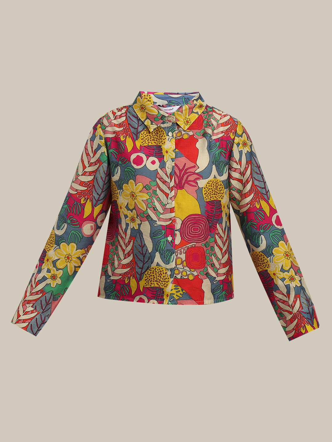 GIRL Multi-Colour Printed Shirt