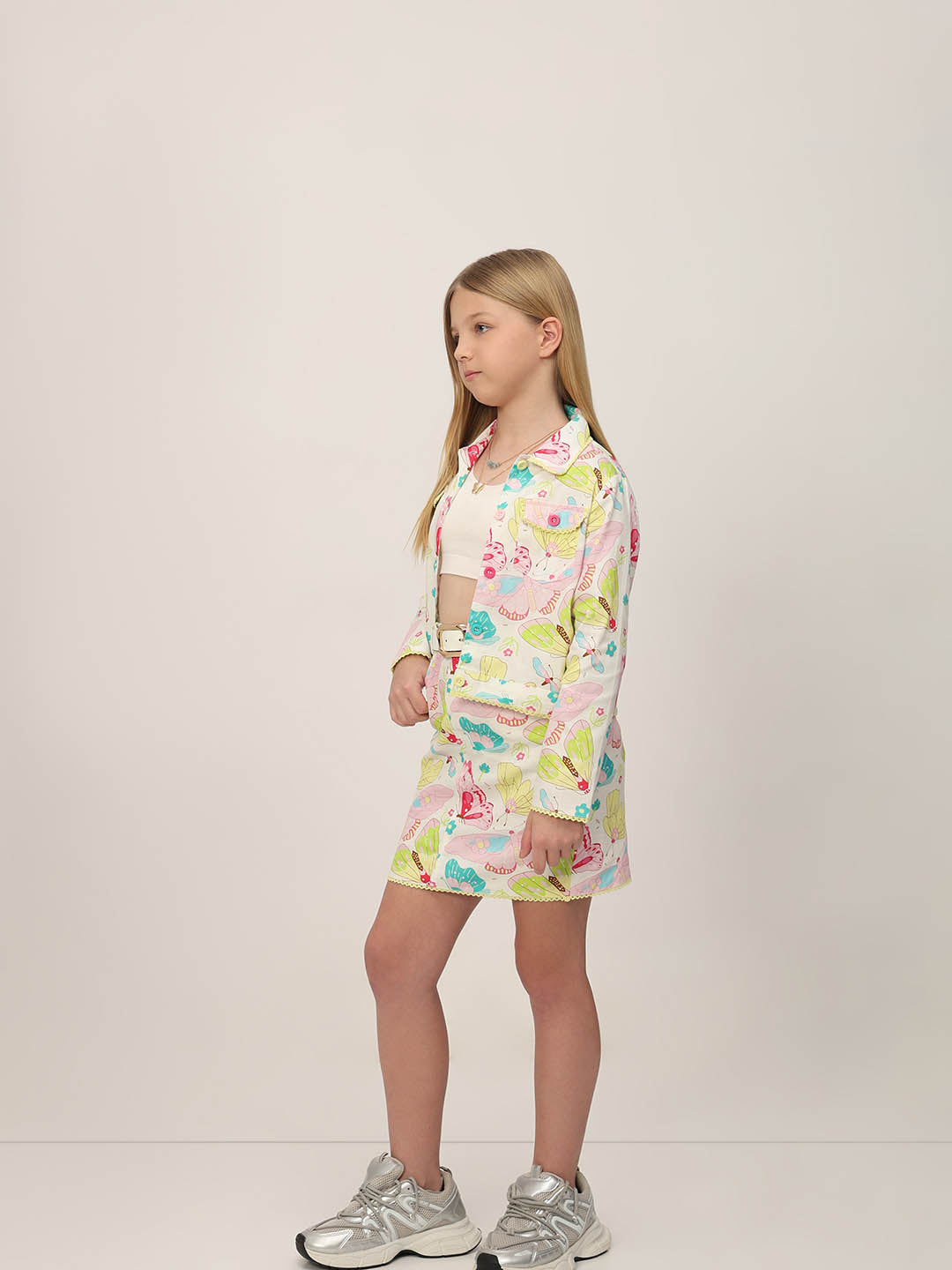 GIRLS Printed Cotton Skirt