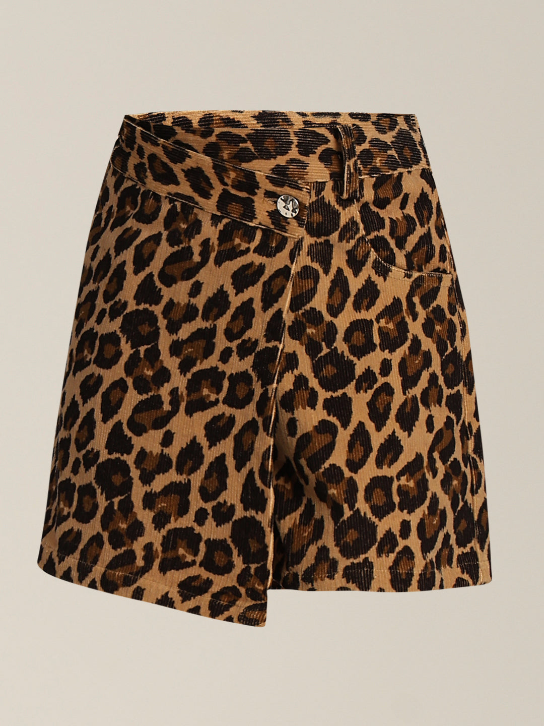 GIRL Animal Print Corduroy Skorts