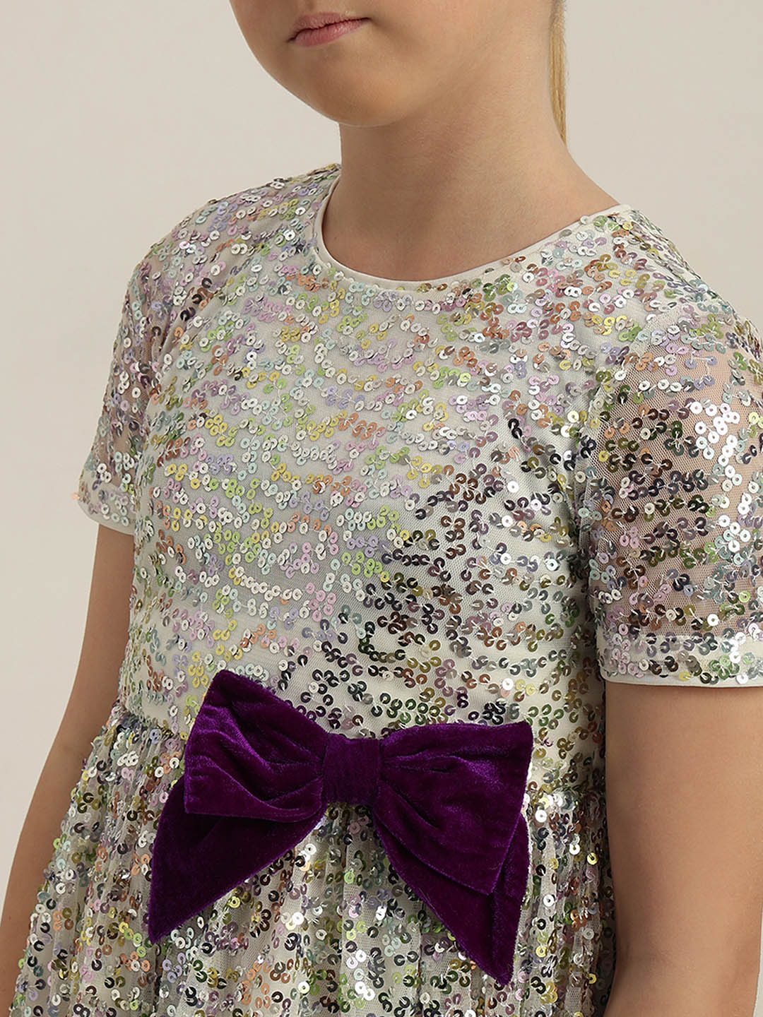 GIRLS Embellished Fit & Flare Dress