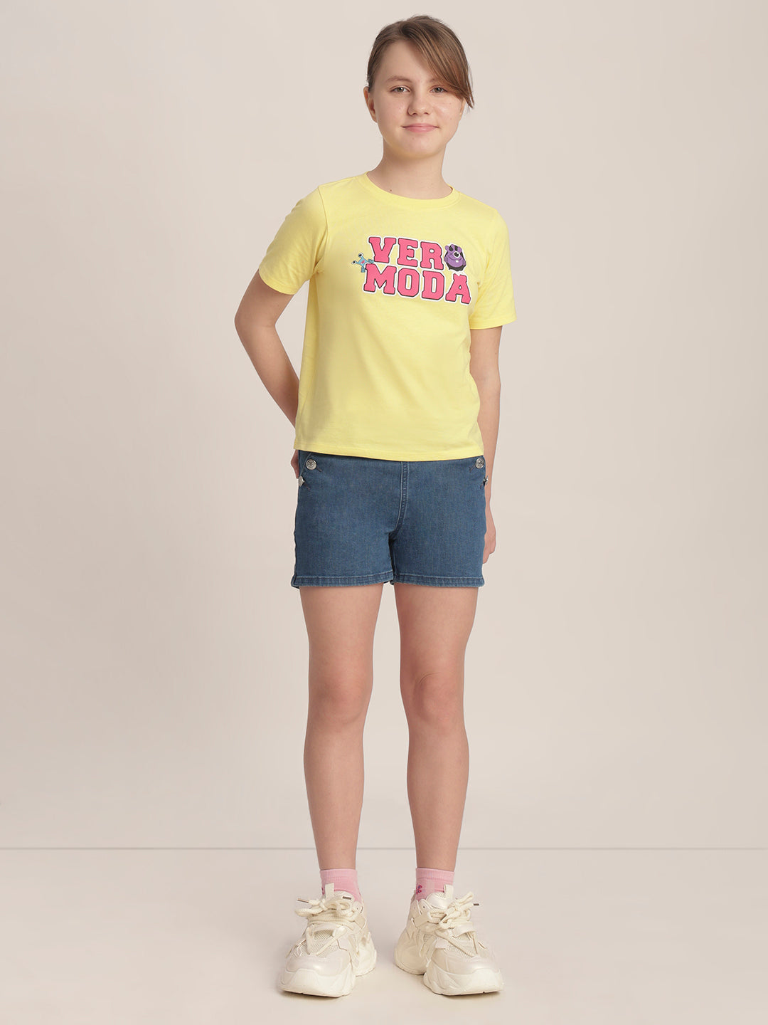 Girls Graphic Print T-shirt