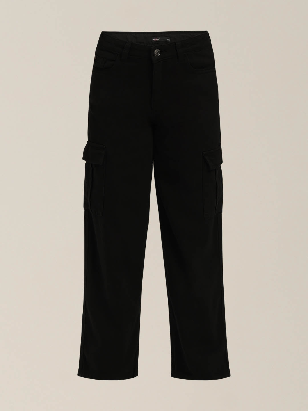 GIRLS Mid Rise Wide Leg Cargos