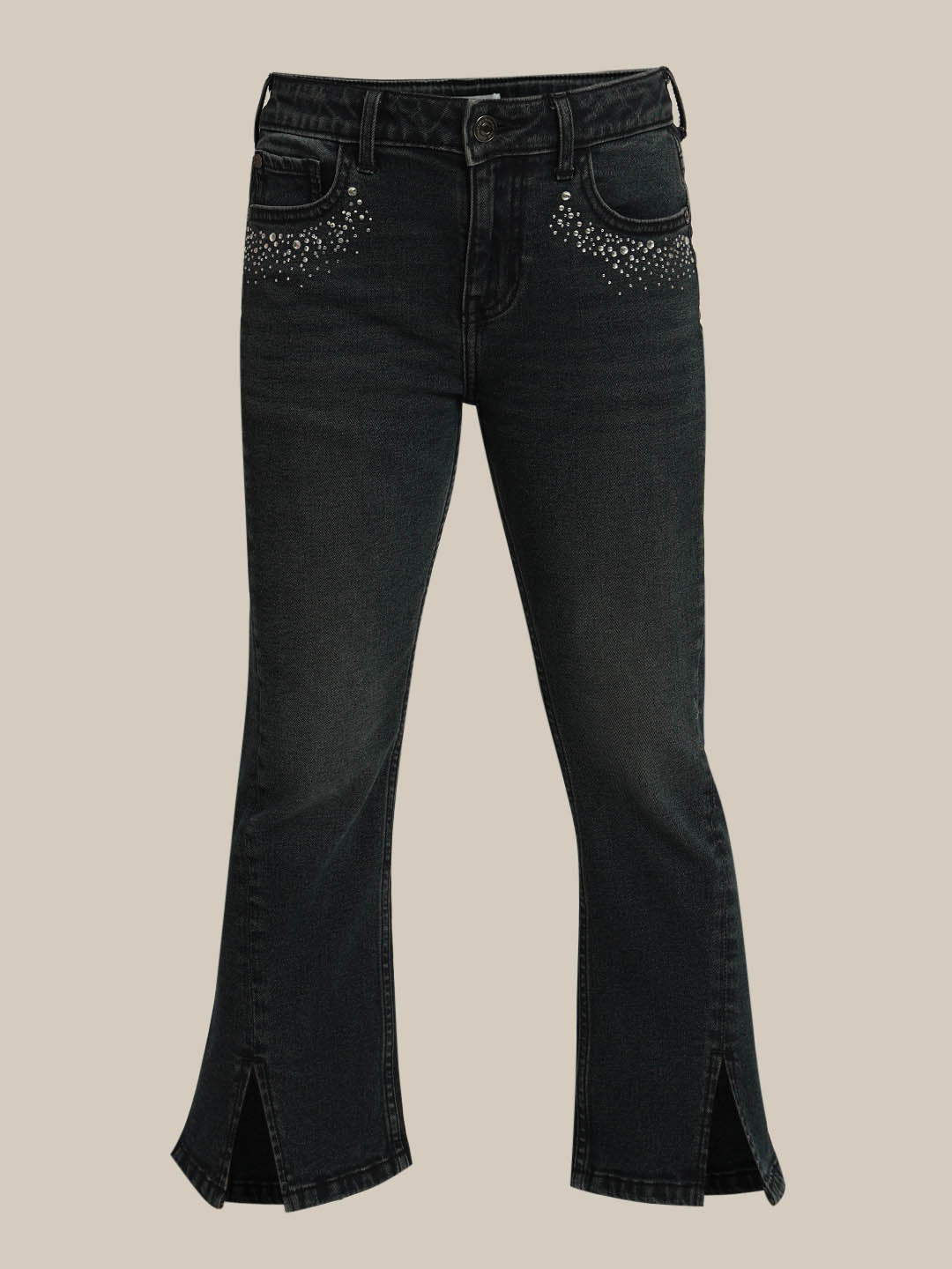 GIRLS Mid Rise Bootcut Jeans
