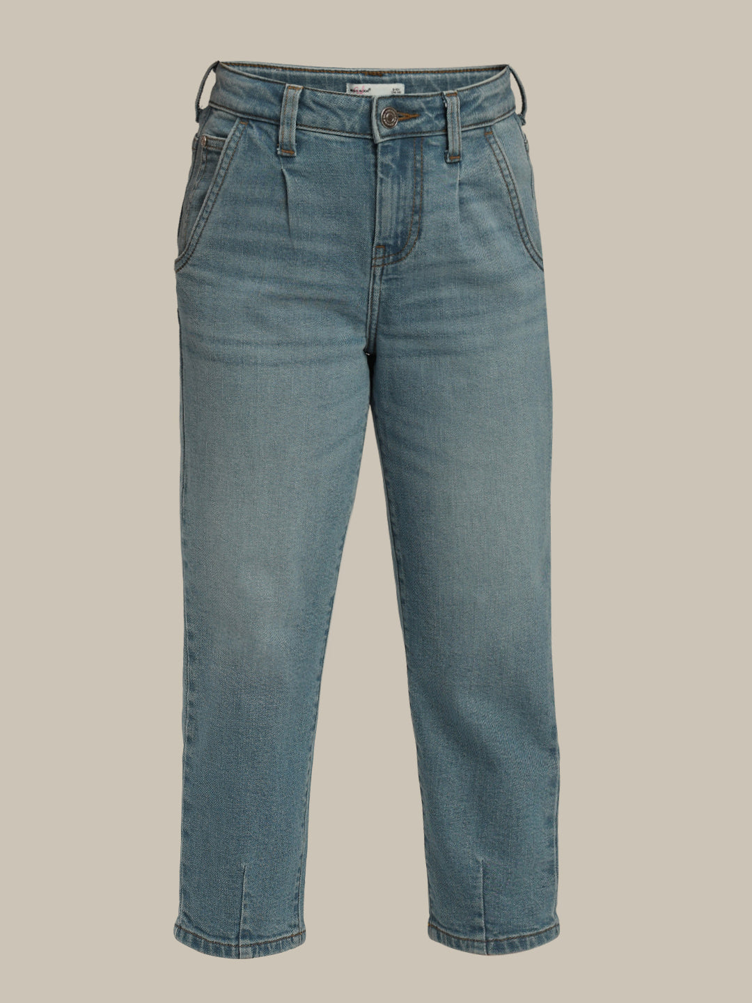 GIRL Light Wash Mom Fit Jeans
