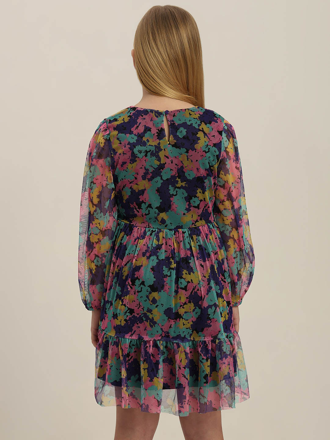GIRLS Floral Fit & Flare Dress