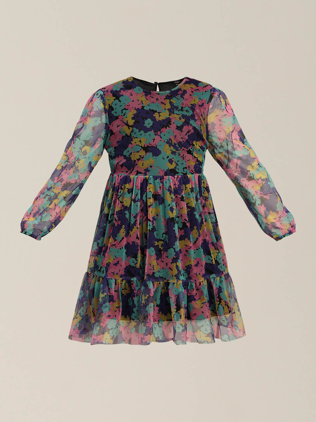 GIRLS Floral Fit & Flare Dress