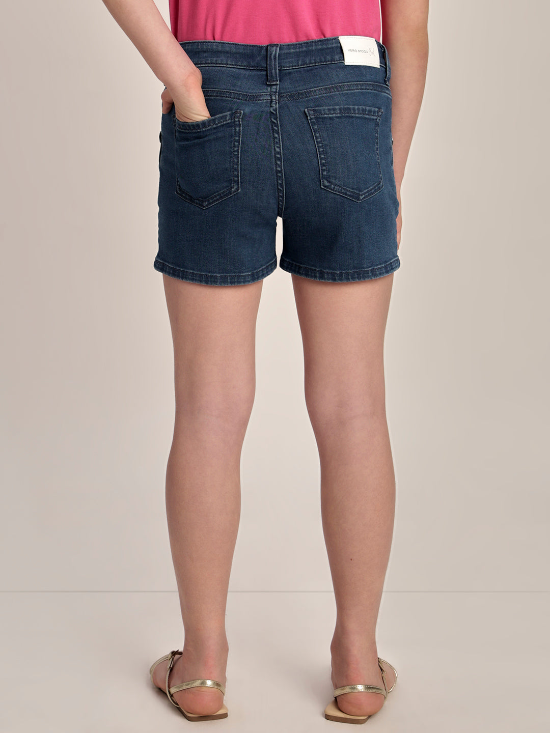 Girls Cotton Denim Shorts
