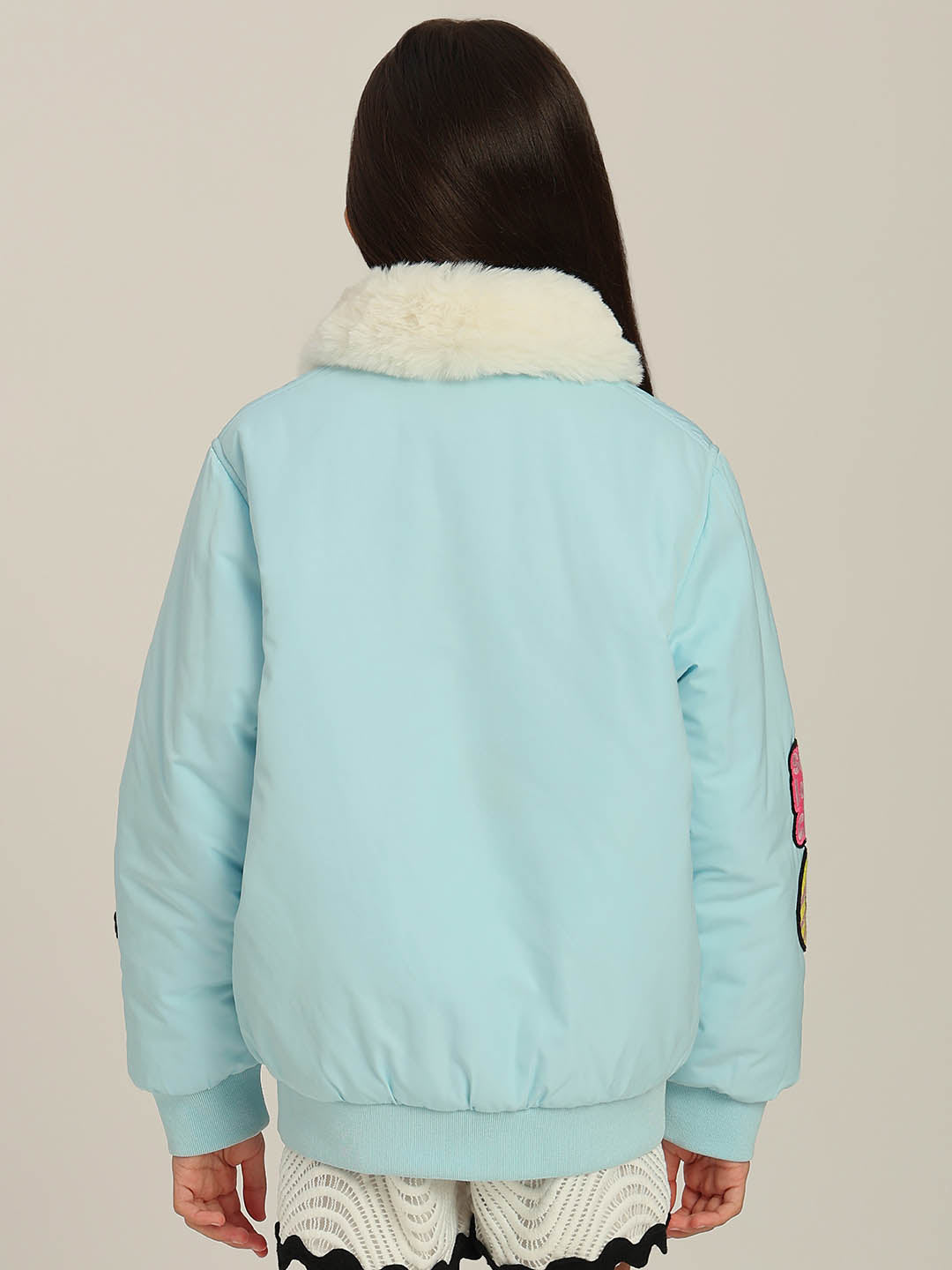 GIRLS Printed Bomber Jacket