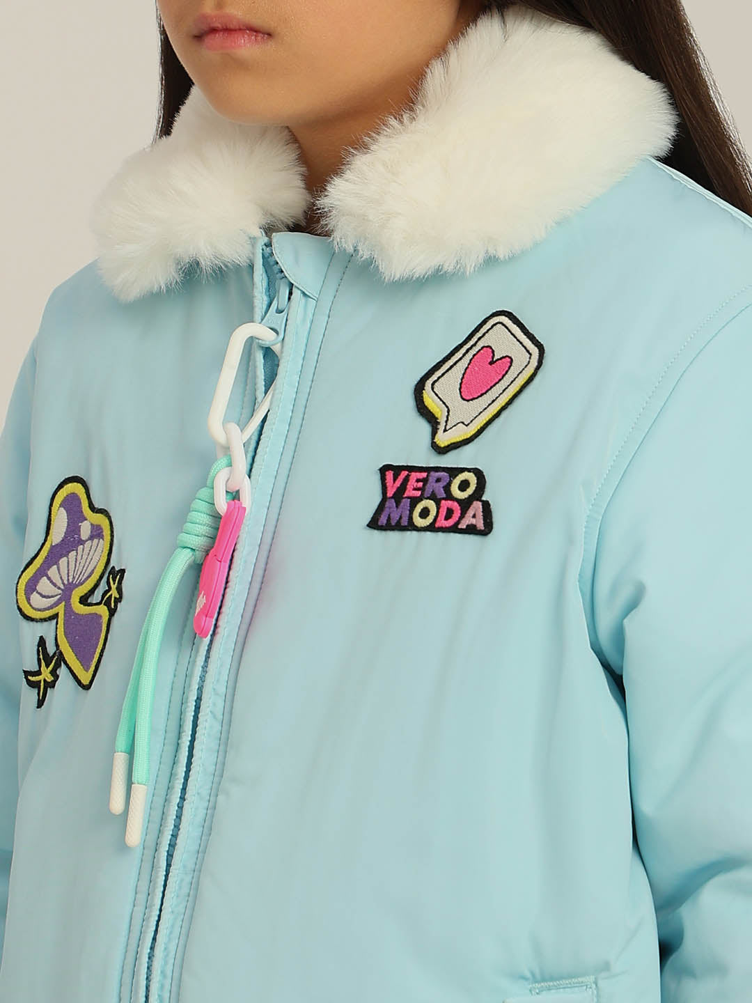 GIRLS Printed Bomber Jacket