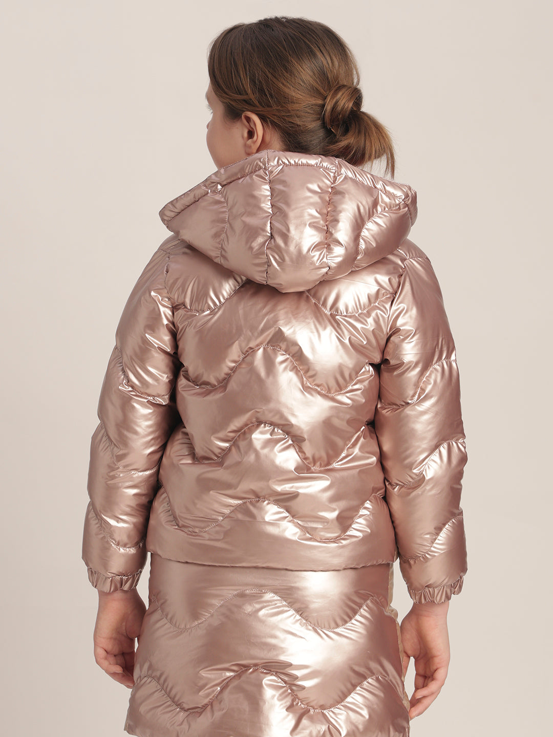 Girls Reversible Puffer Jacket