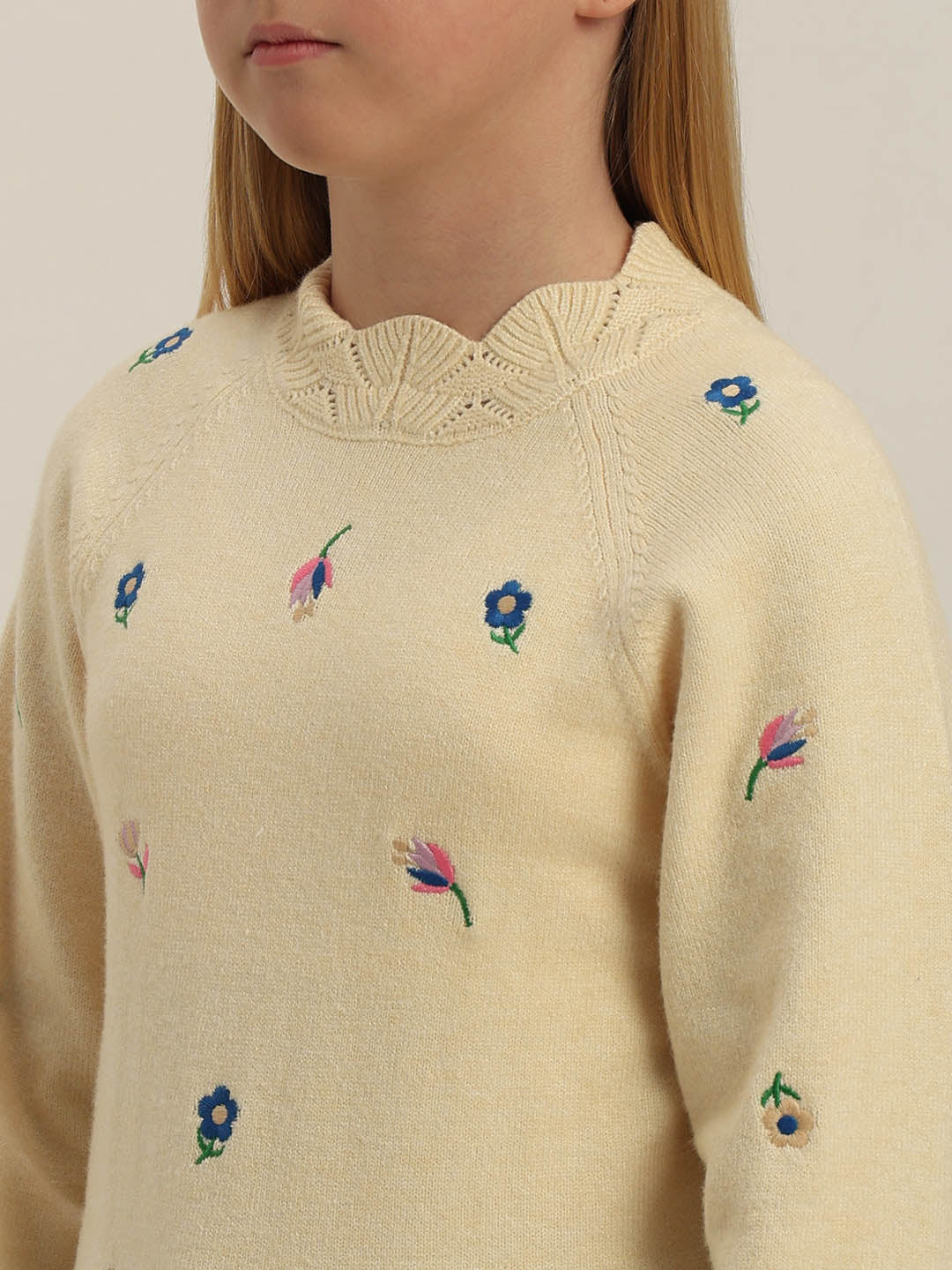 GIRLS Printed Knit Pullover