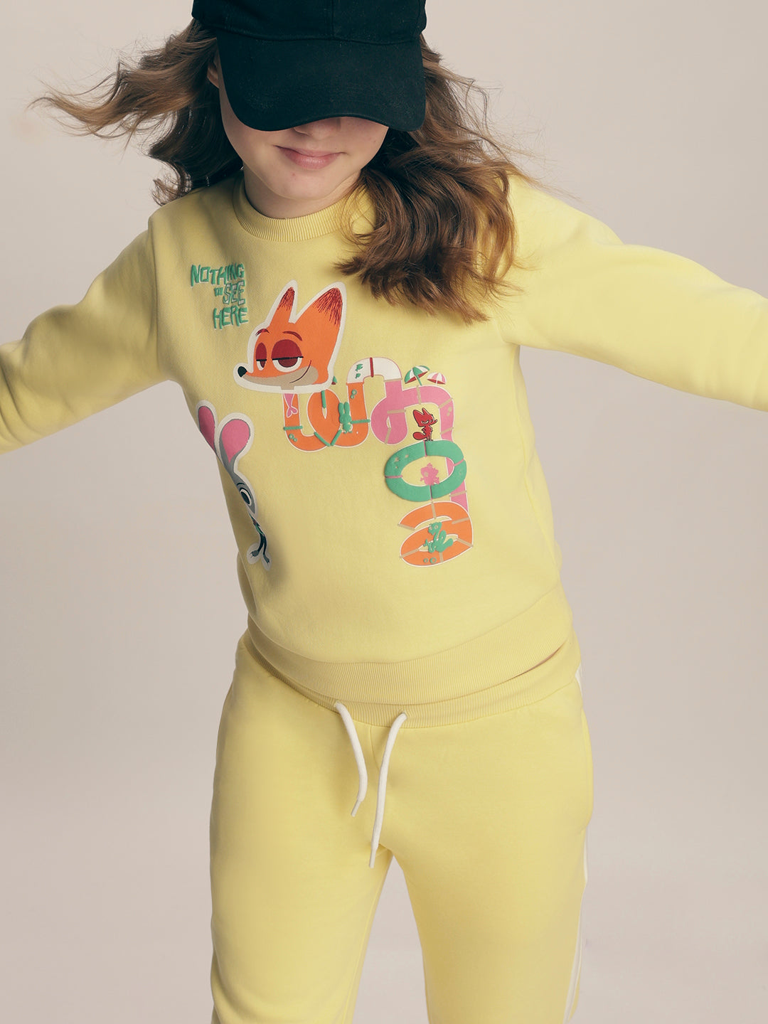 Girls Zootopia Print Sweatshirt