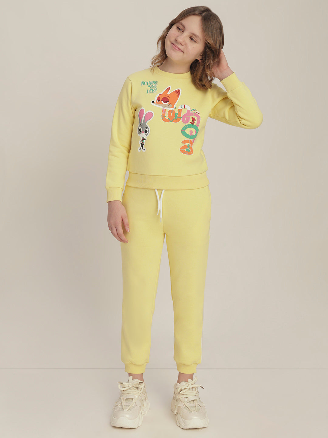 Girls Zootopia Print Sweatshirt